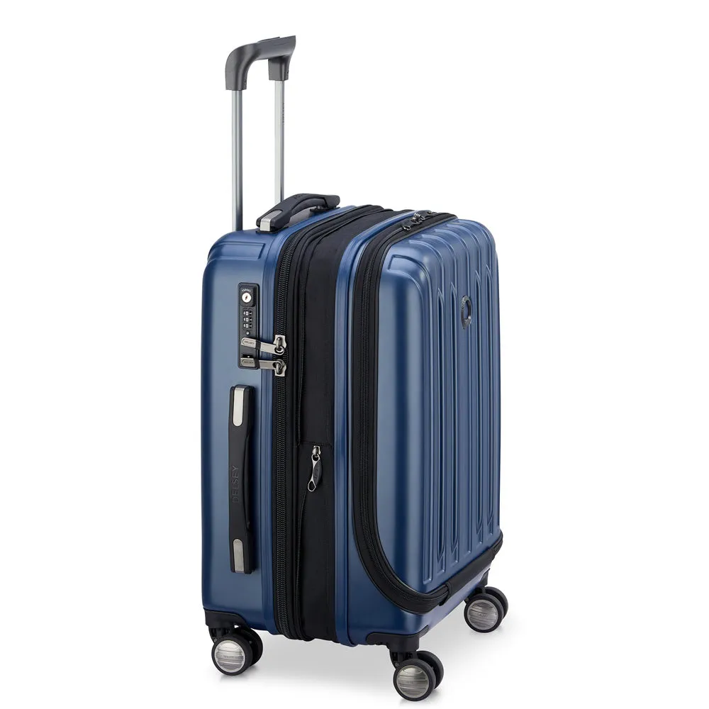 DELSEY Paris Helium Titanium International 19 Carry-on Expandable Spinner Trolley