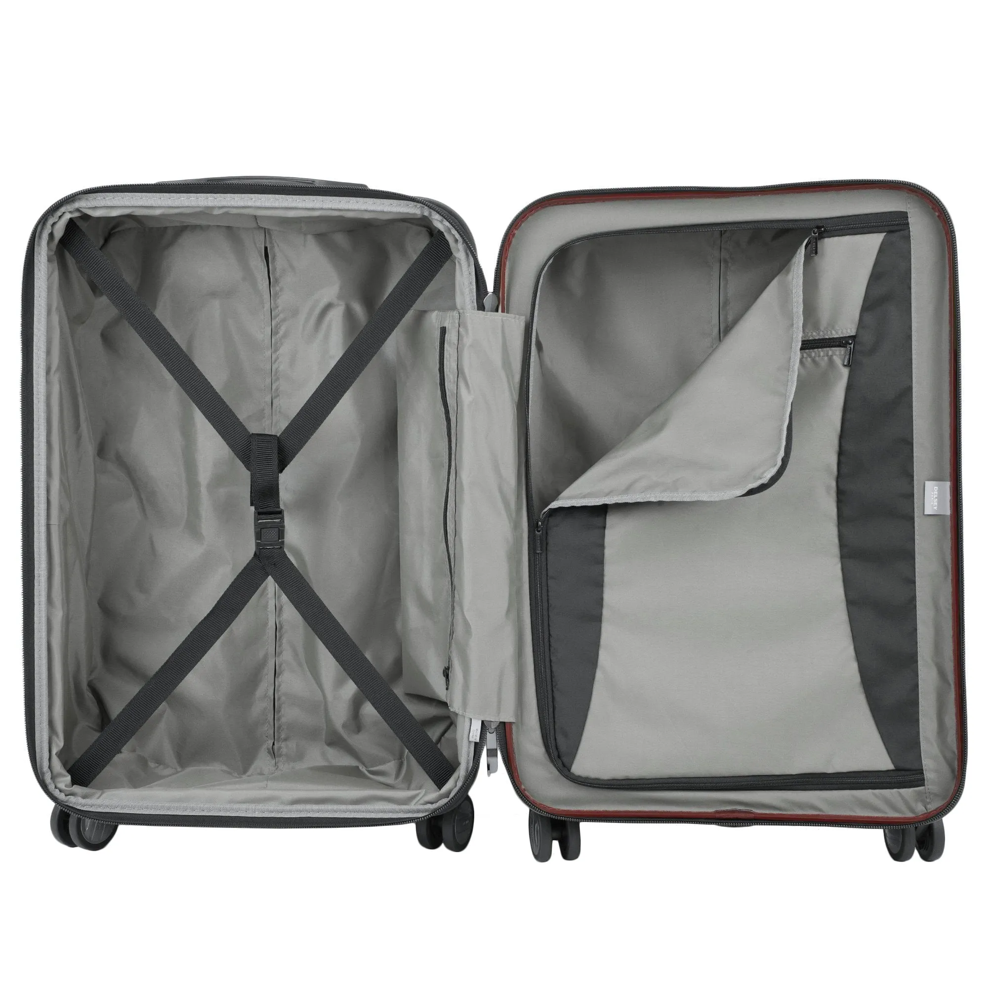 DELSEY Paris Helium Titanium International 19 Carry-on Expandable Spinner Trolley