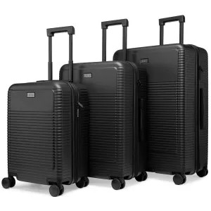 ELLE Passage 3 Piece Expandable Retro Spinner Luggage Set