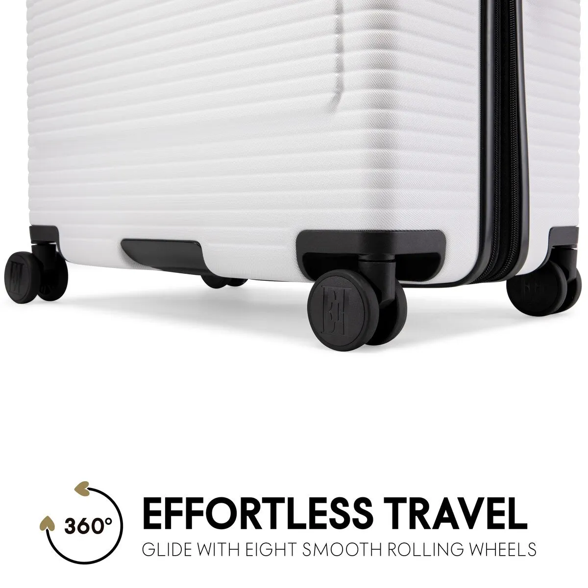 ELLE Passage 3 Piece Expandable Retro Spinner Luggage Set