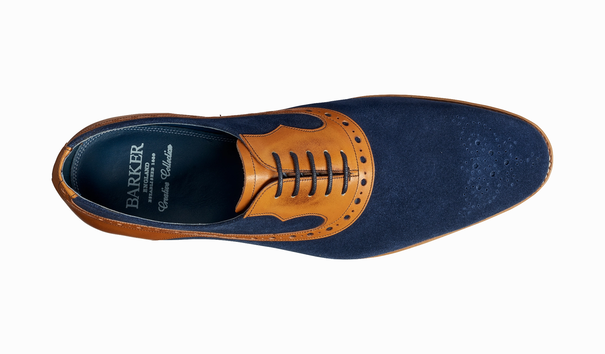 Elliot - Navy Suede / Cedar Calf