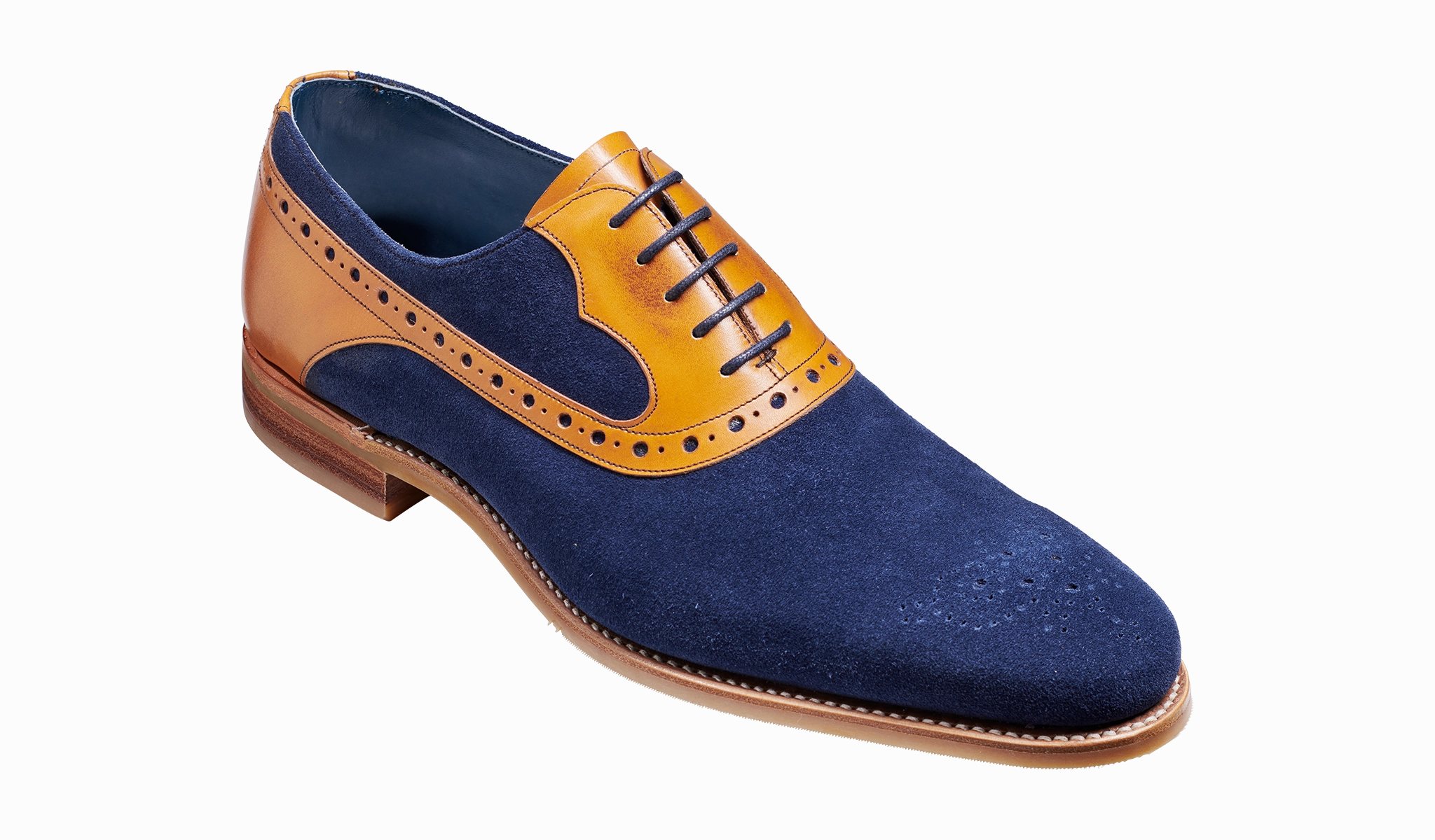 Elliot - Navy Suede / Cedar Calf