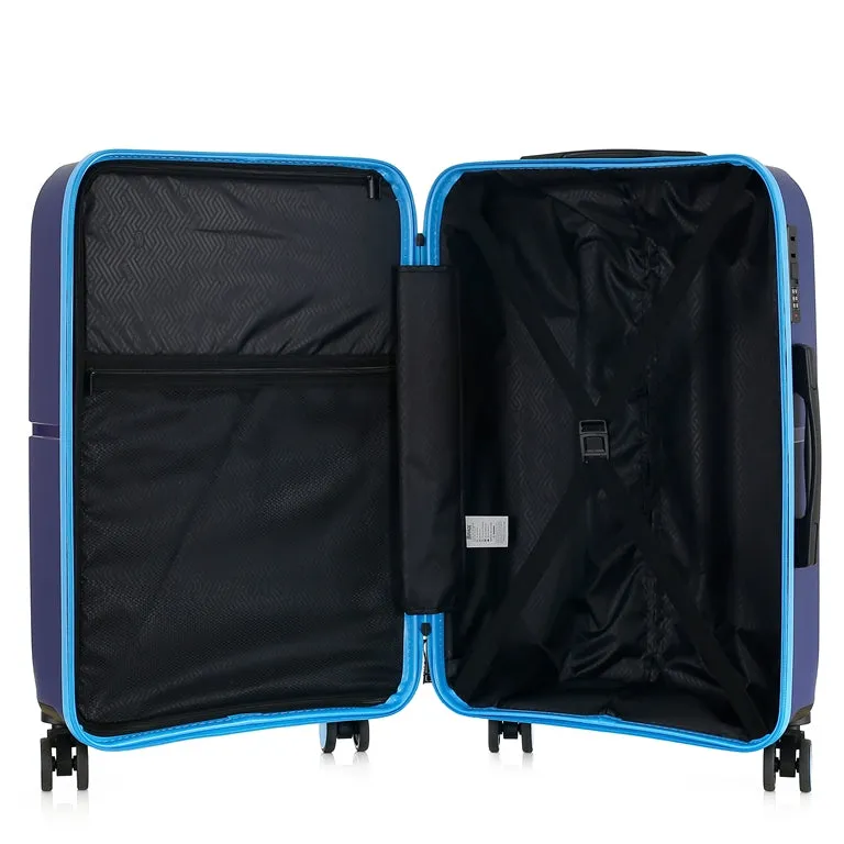 GALA 3-Piece Luggage Set – Polycarbonate Hardshell, Lightweight, 360° Dual Spinning Wheels, Combo Lock - 20", 24", 28"