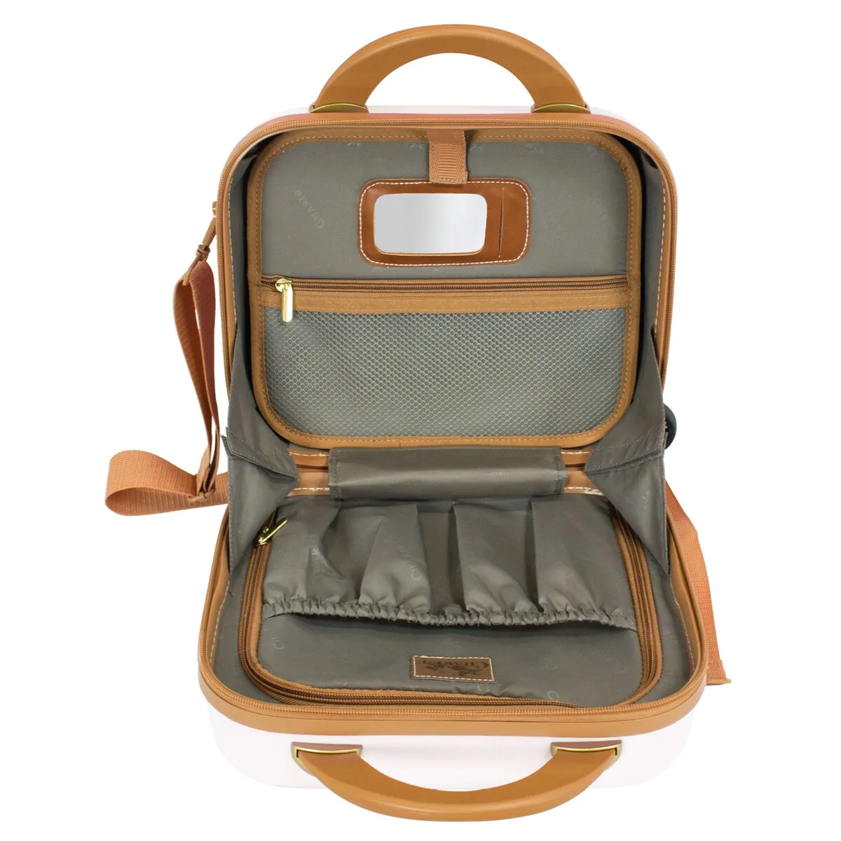 Gatsby 2 Piece Hardside Carry-On Luggage Set Ivory