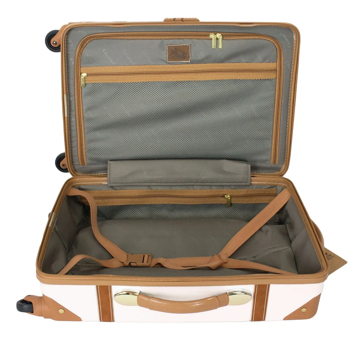 Gatsby 2 Piece Hardside Carry-On Luggage Set Ivory