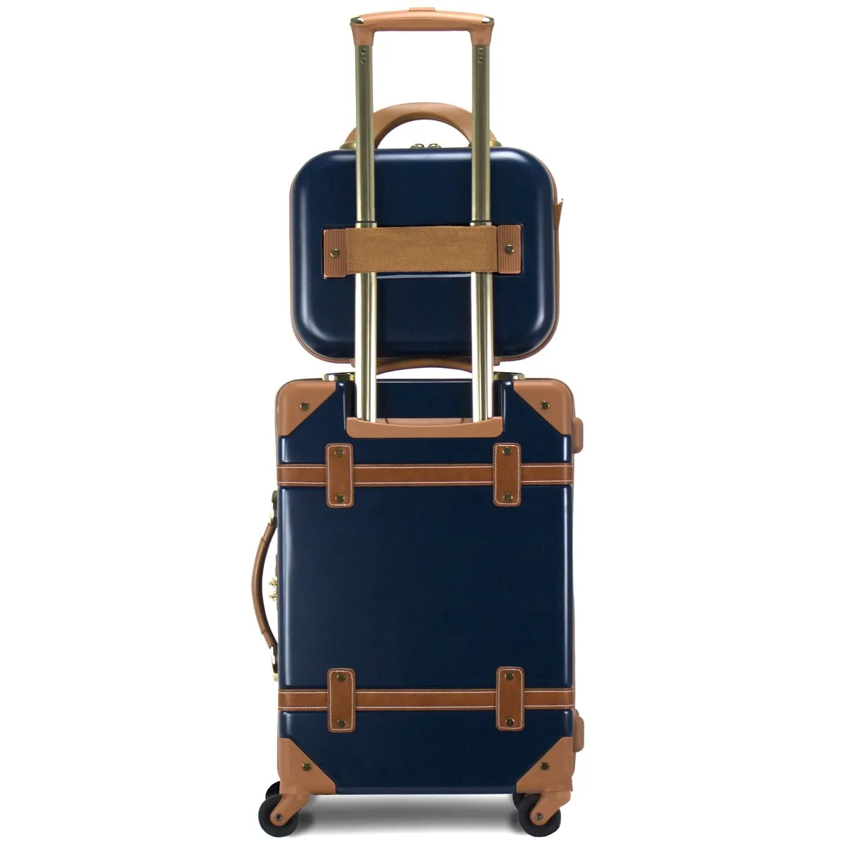 Gatsby 2 Piece Hardside Carry-On Luggage Set Navy