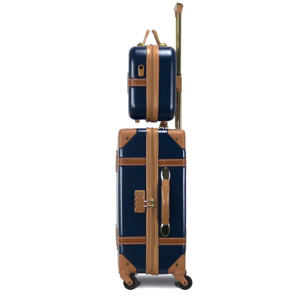 Gatsby 2 Piece Hardside Carry-On Luggage Set Navy