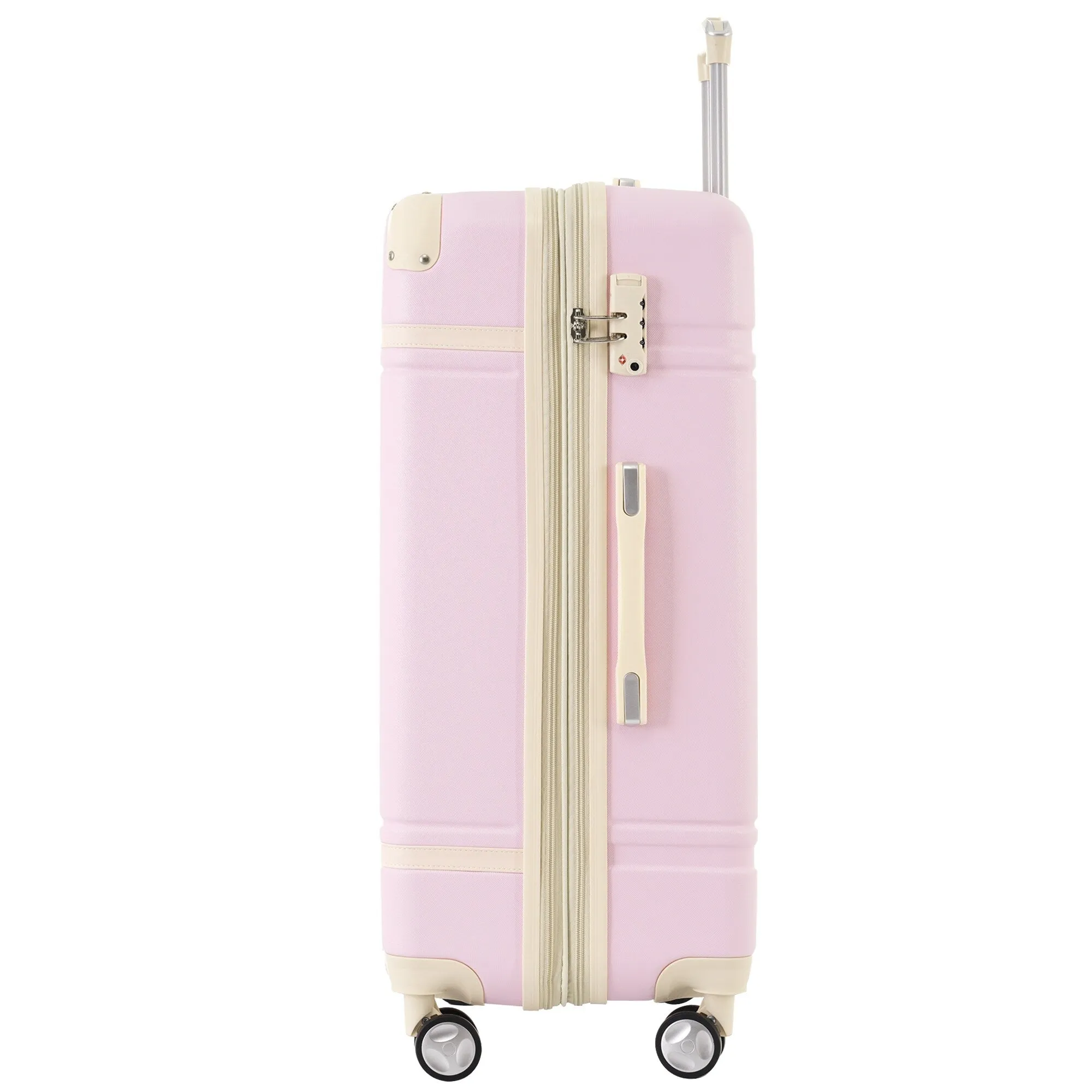 Hardshell 4 Pieces Luggage Sets with Cosmetic and TSA Lock, Lightweight Expandable Suitcase (20"/24"/28")