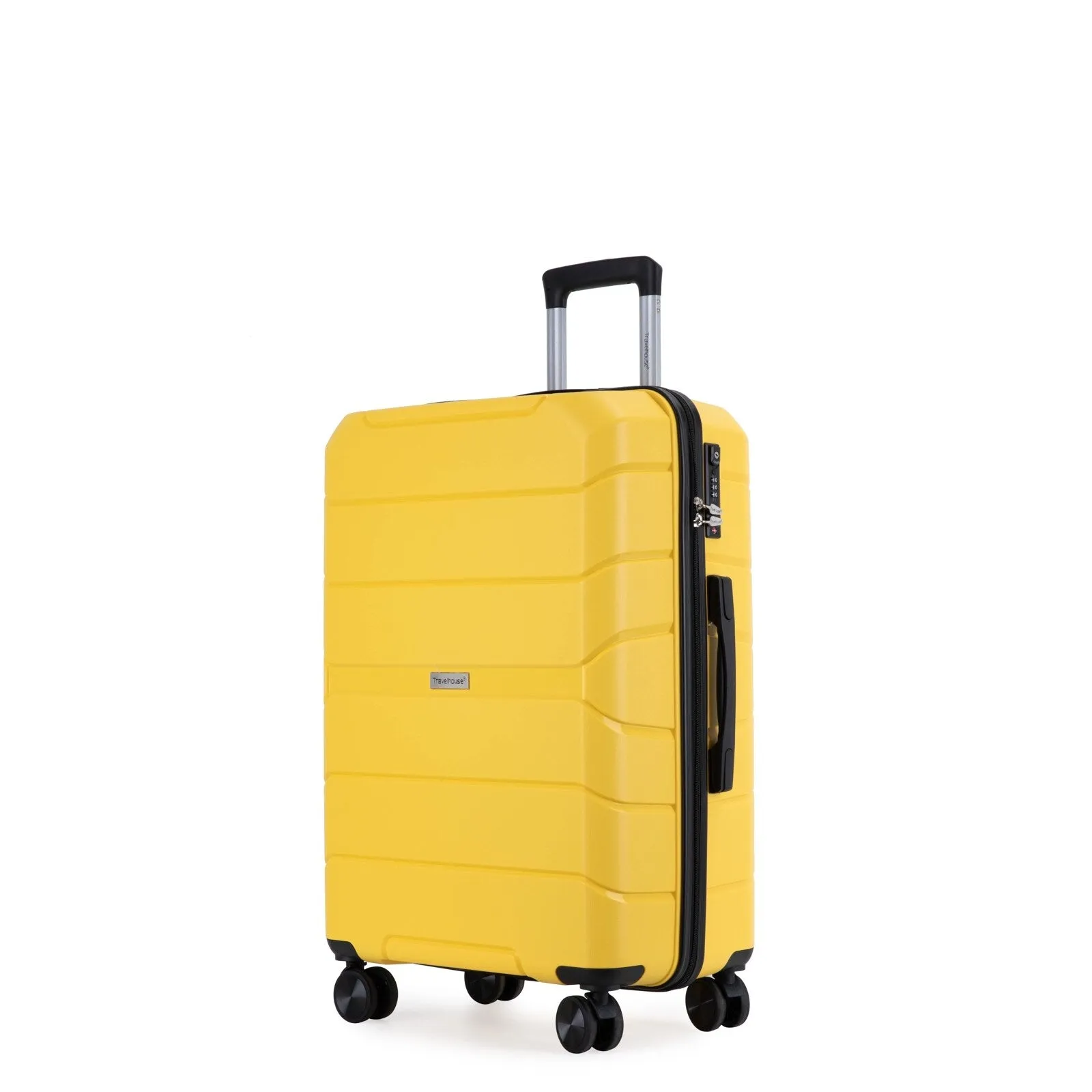 Hardshell Suitcase Spinner Wheels PP Luggage Sets Lightweight Suitcase with TSA Lock,3-Piece Set (20/24/28)