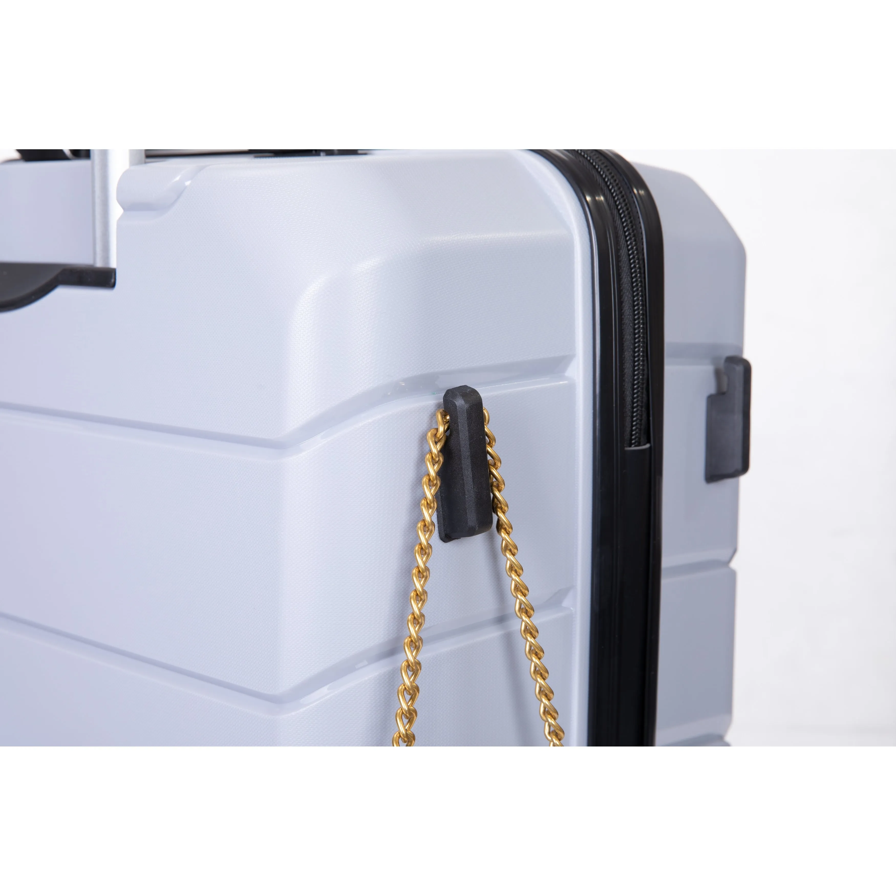 Hardshell Suitcase Spinner Wheels PP Luggage Sets Lightweight Suitcase with TSA Lock,3-Piece Set (20/24/28)