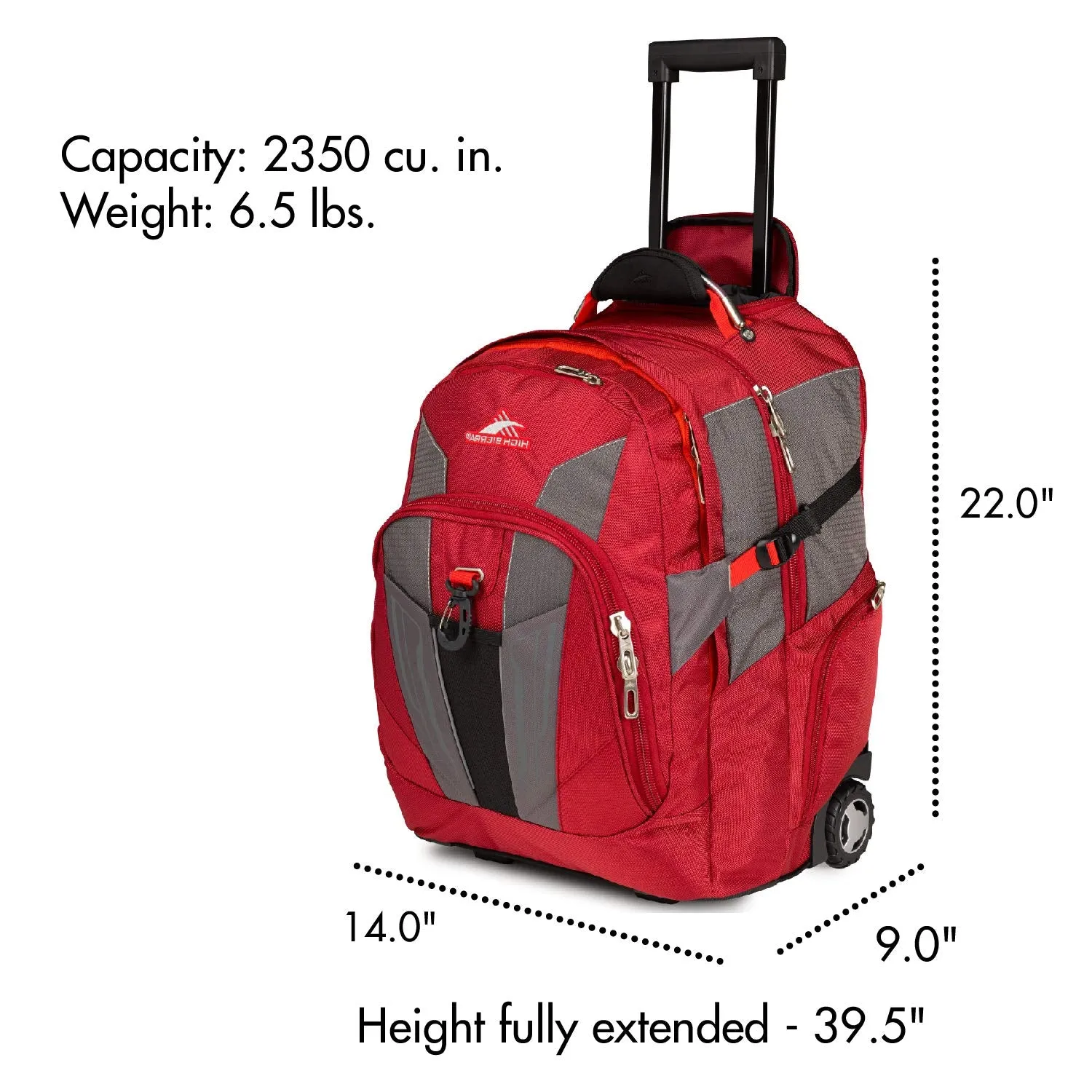 High Sierra Wheeled Backpack