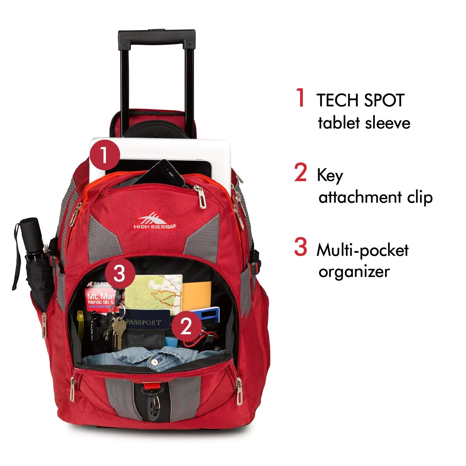 High Sierra Wheeled Backpack