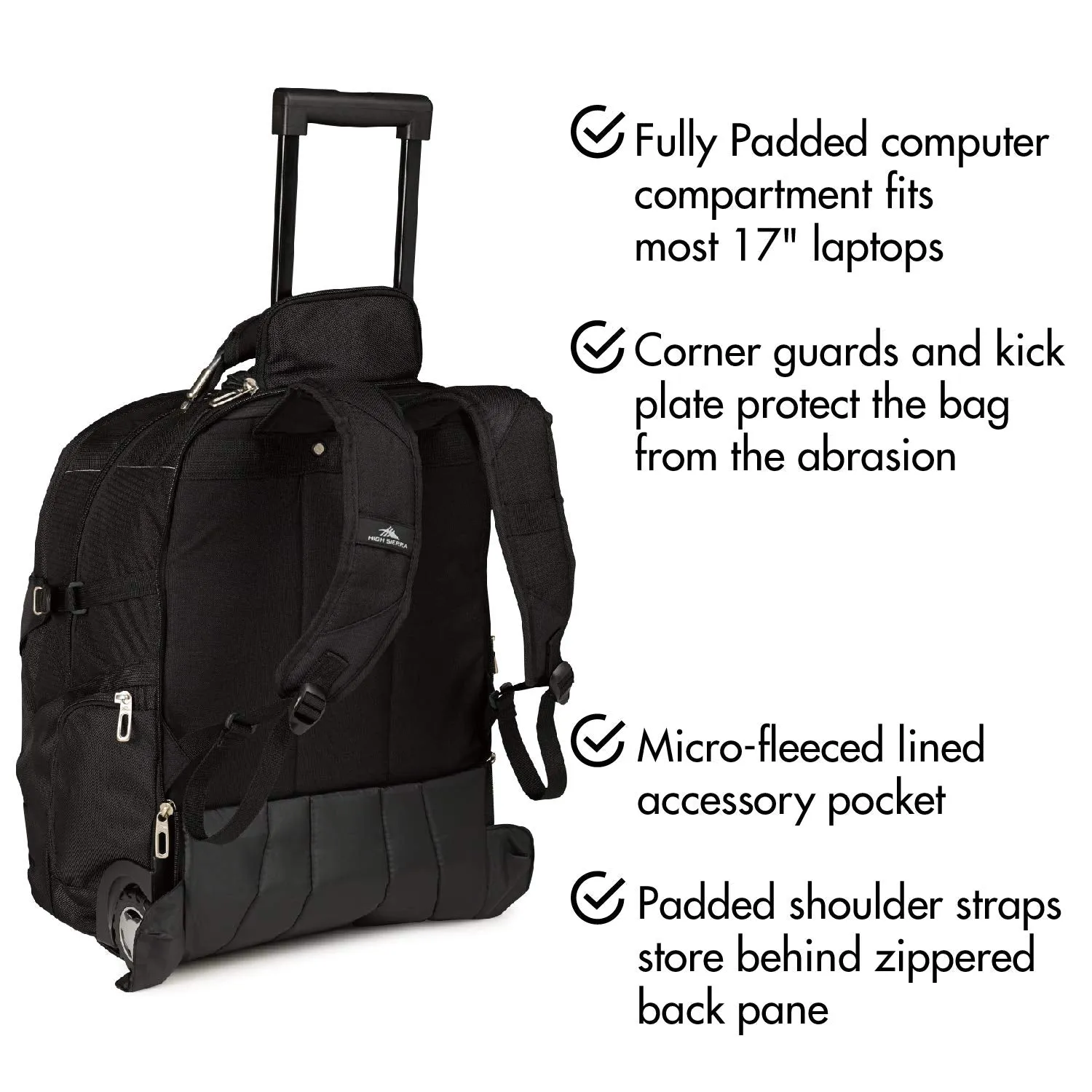High Sierra Wheeled Backpack