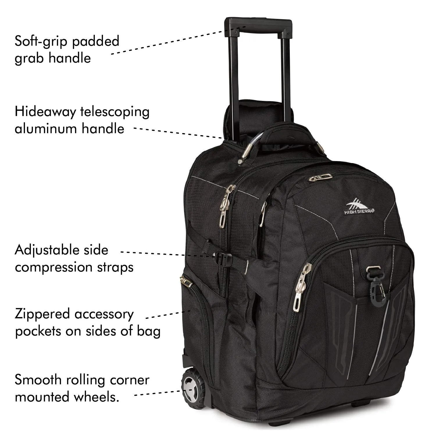 High Sierra Wheeled Backpack
