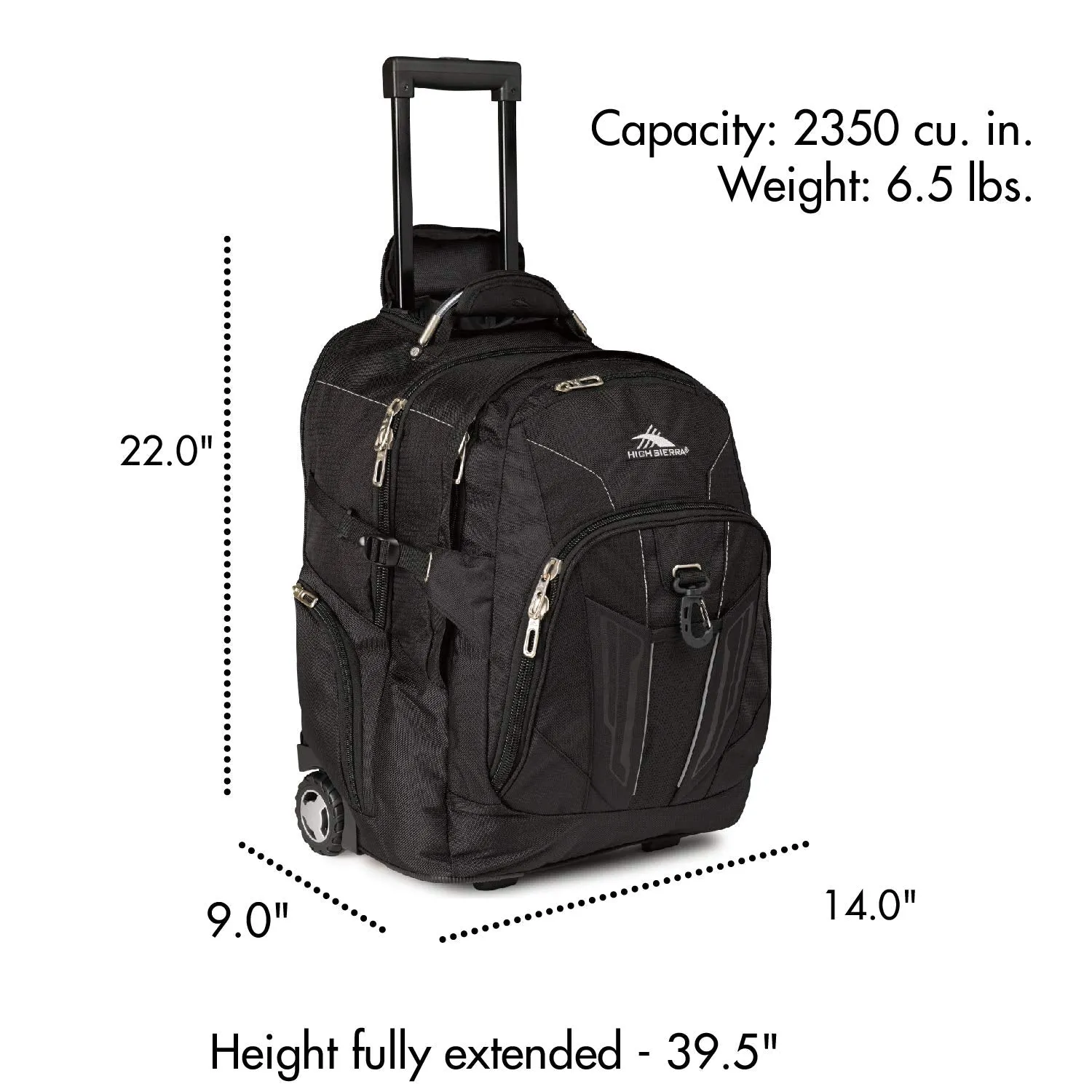 High Sierra Wheeled Backpack