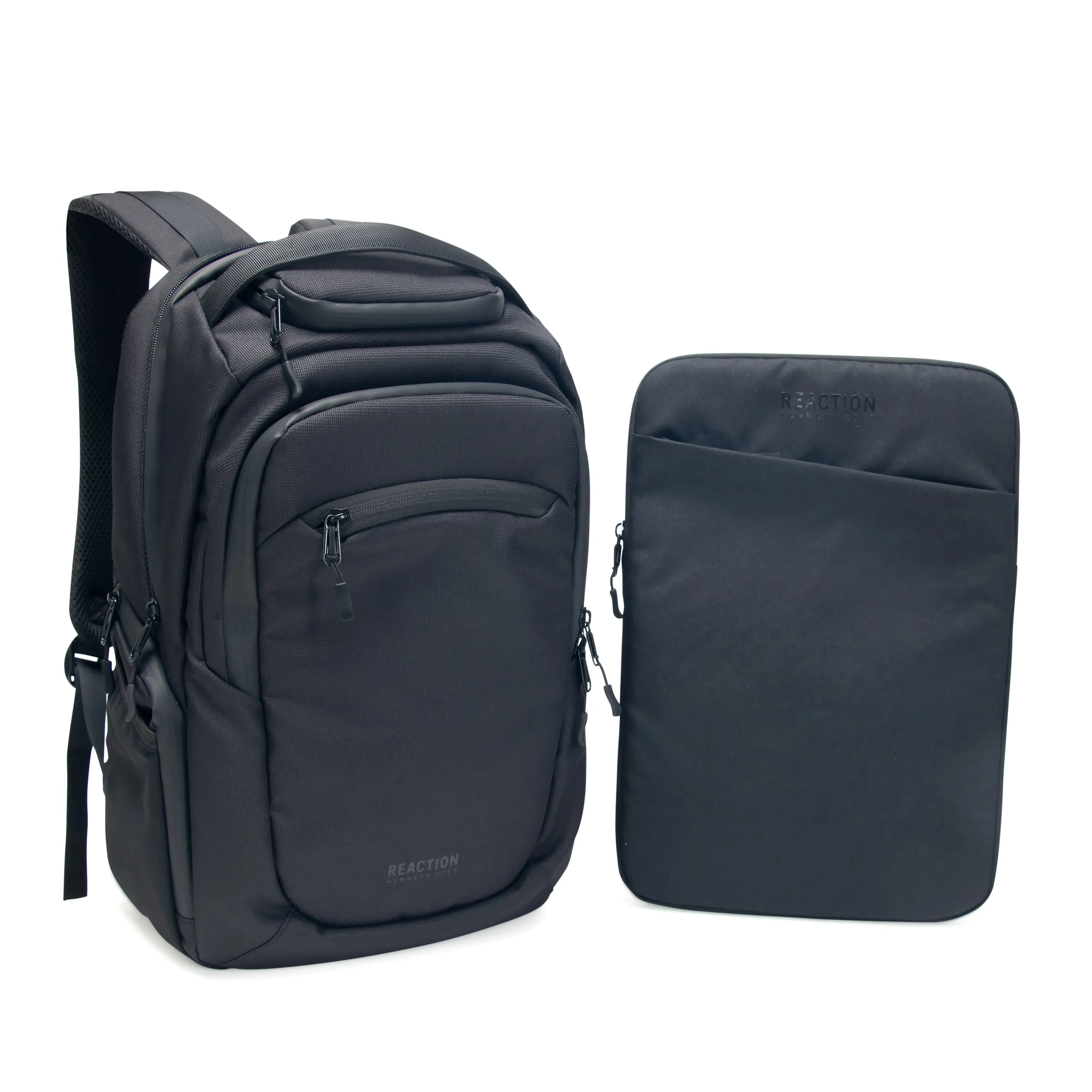 Kenneth Cole Reaction Parker 16" Polyester Laptop and Tablet Backpack with removable 16" laptop sleeve