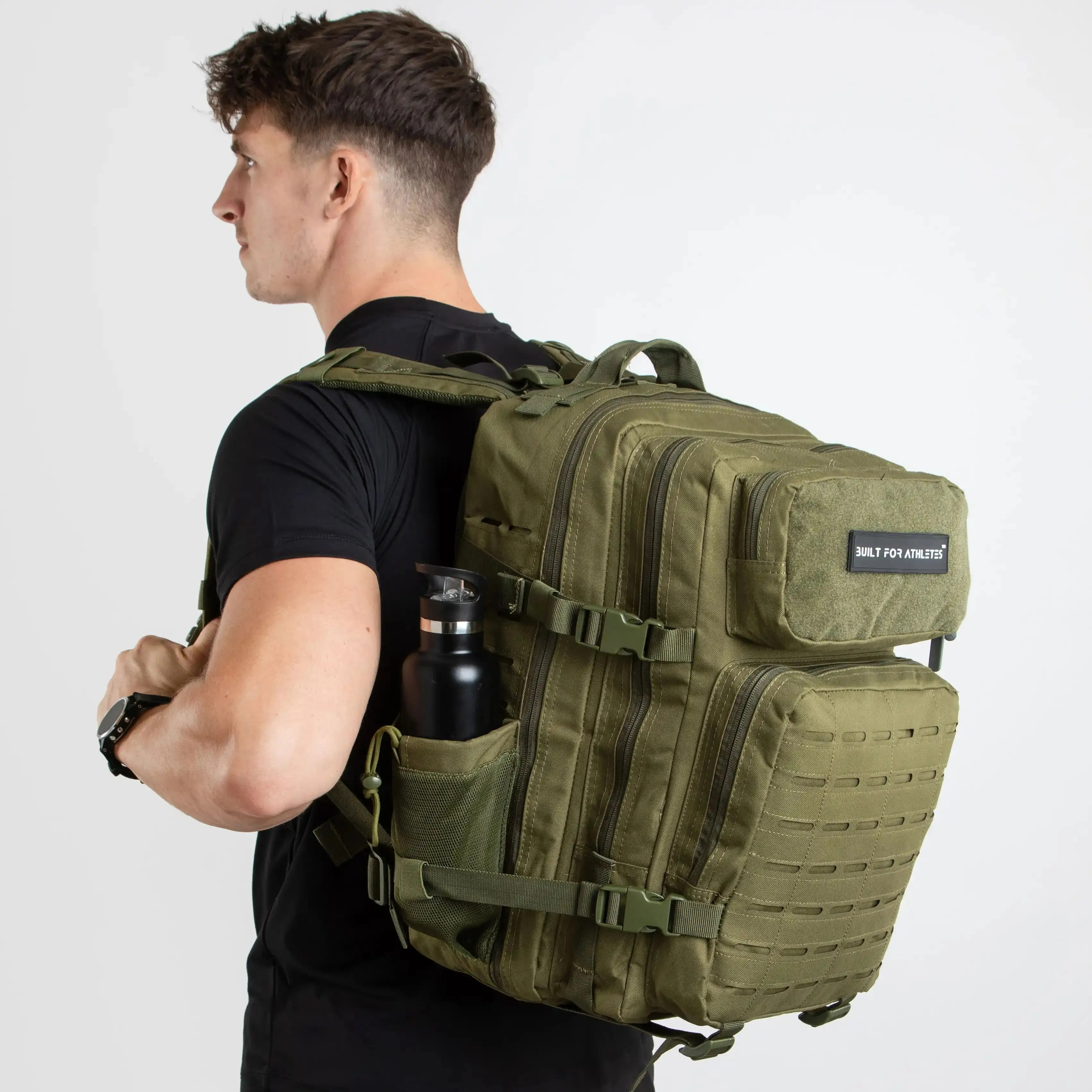 Large Army Green 45L Gym Backpack