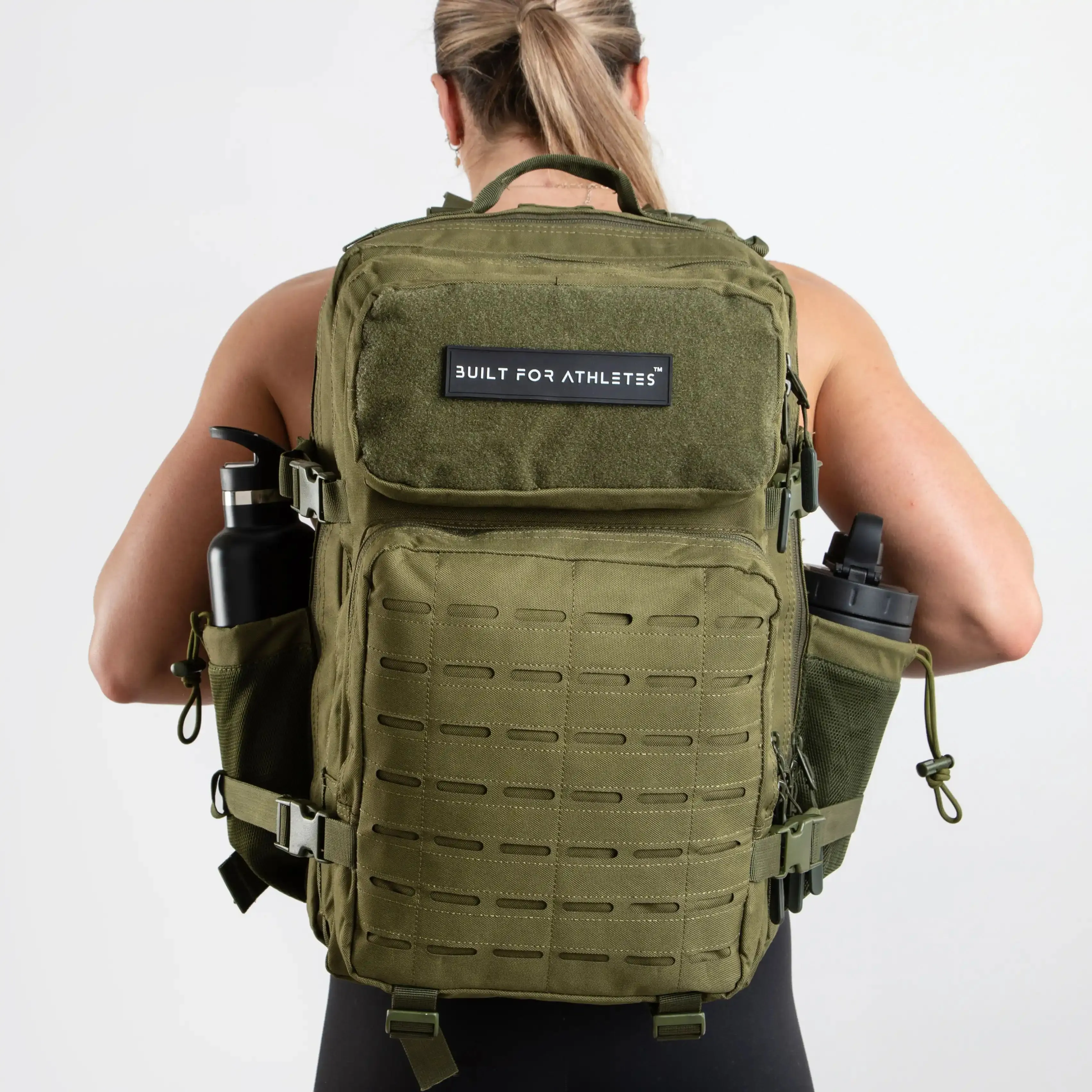 Large Army Green 45L Gym Backpack