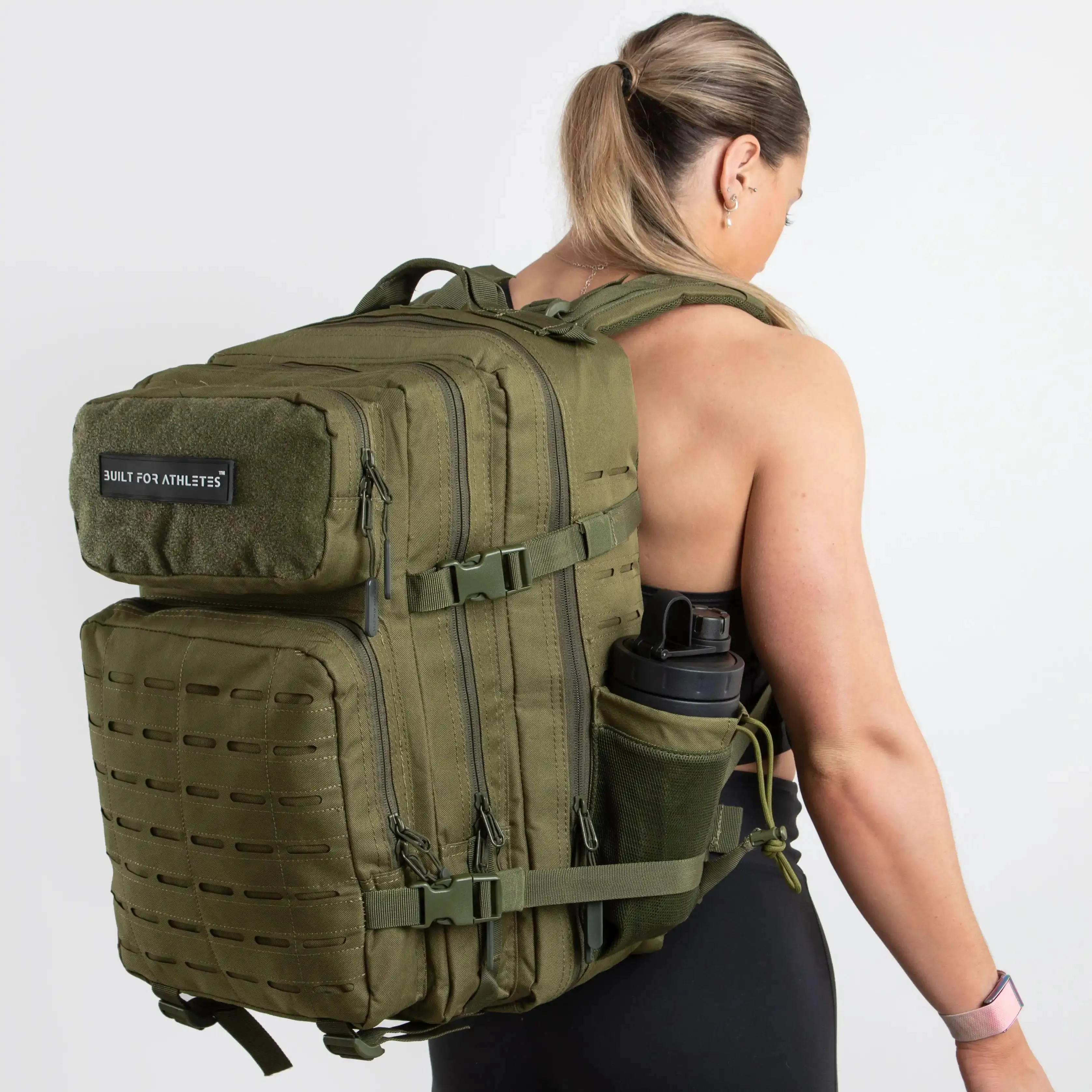 Large Army Green 45L Gym Backpack