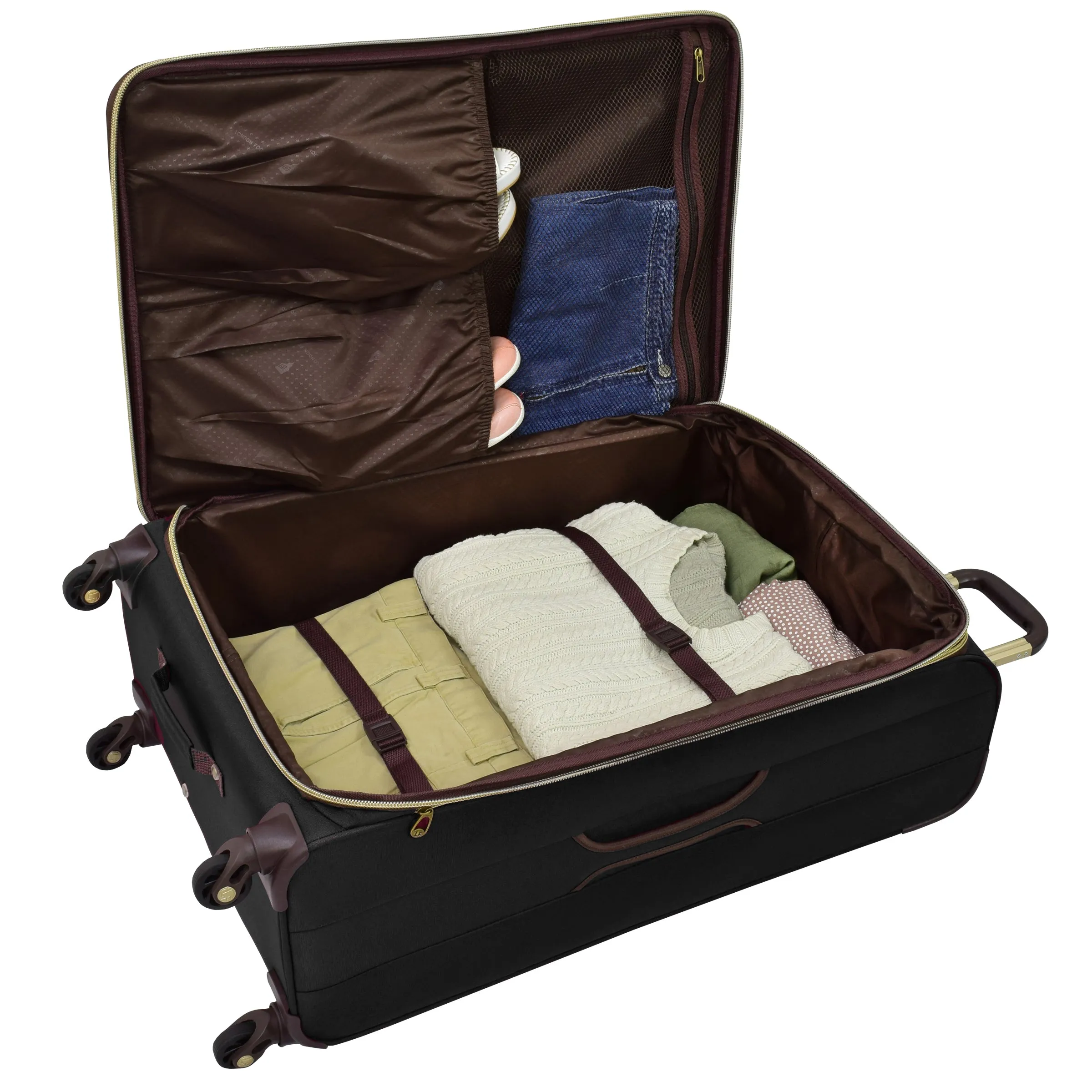 London Fog Coventry 21" 4-Wheel Carry-On Luggage