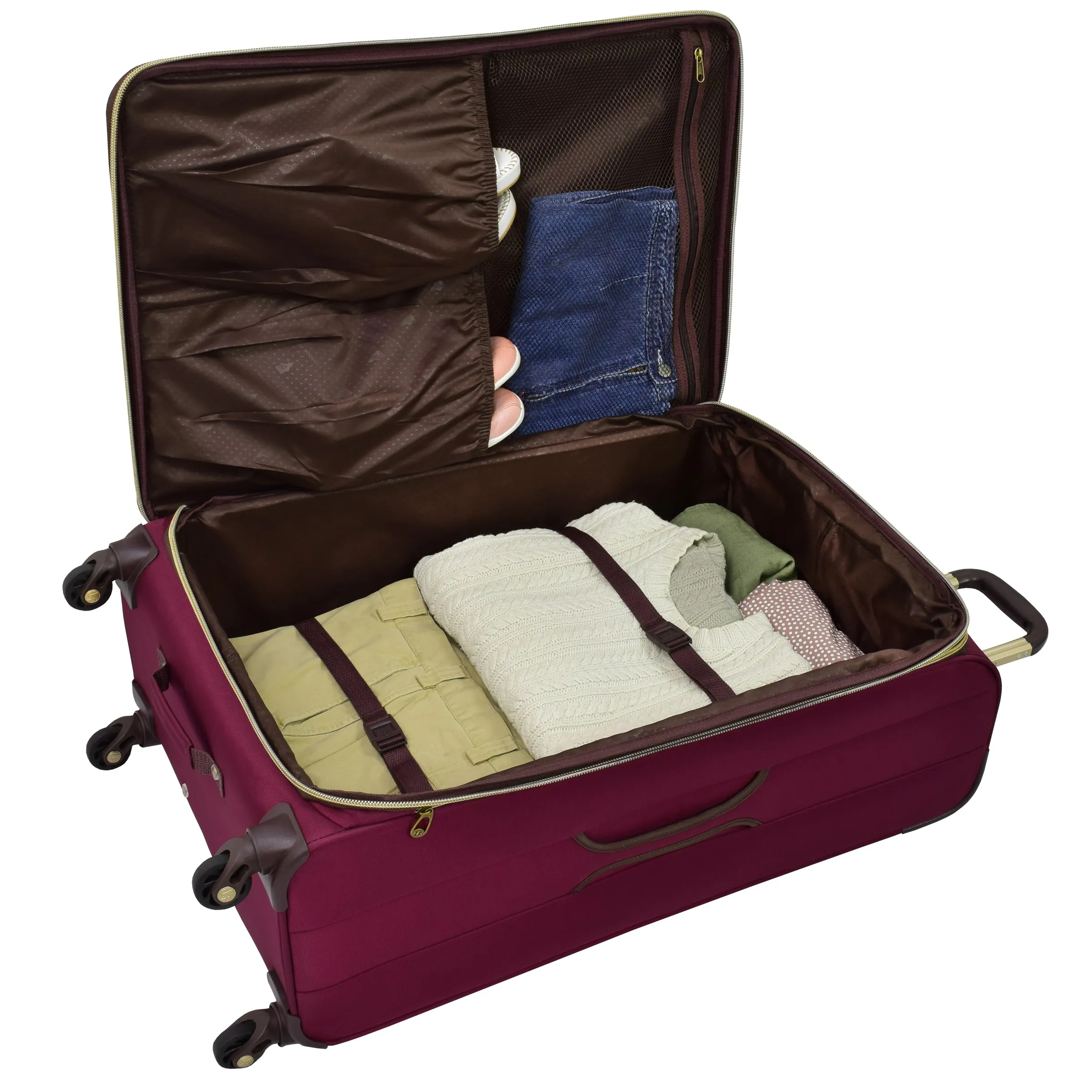 London Fog Coventry 21" 4-Wheel Carry-On Luggage