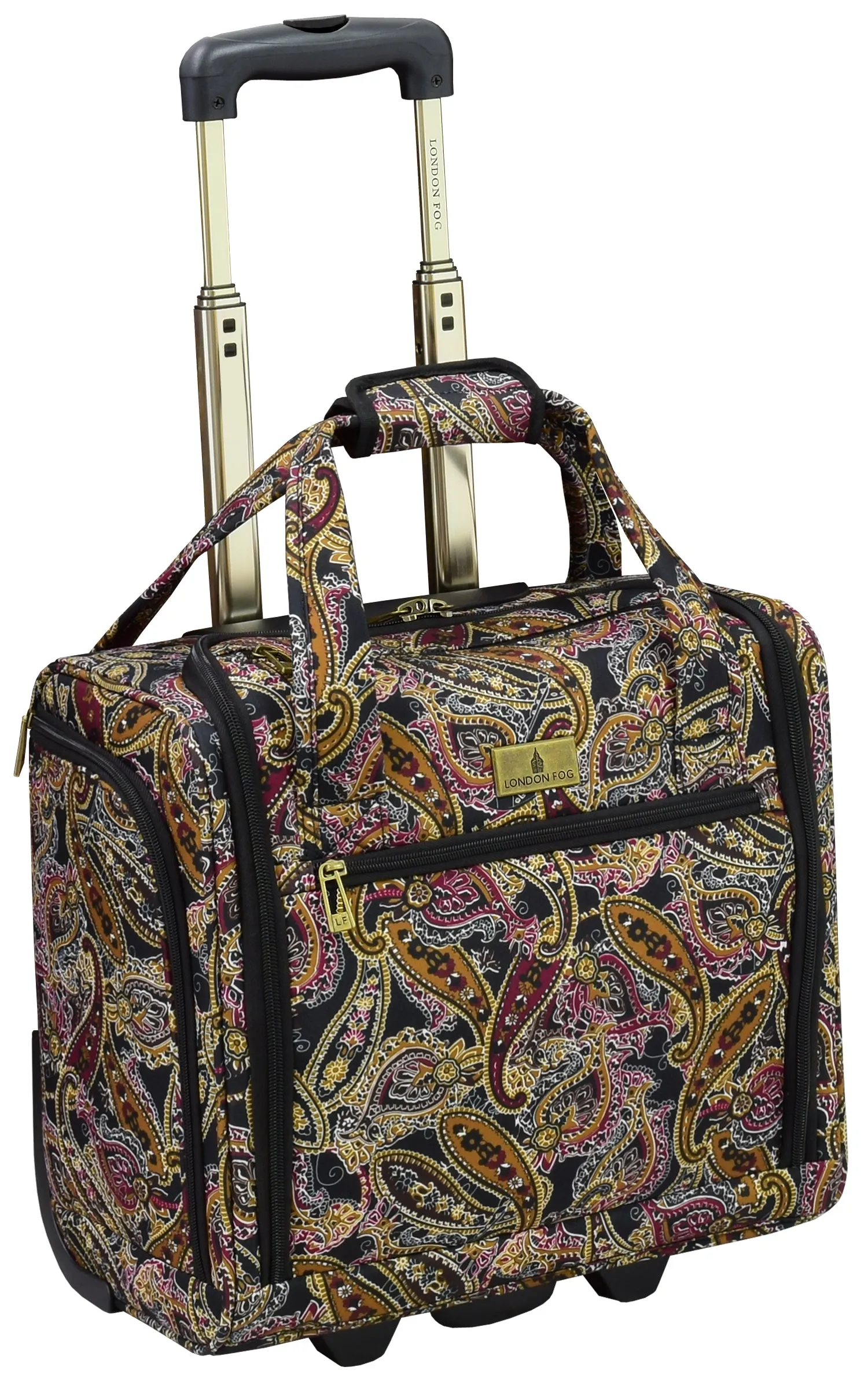 London Fog Cranford Collection 15" 2-Wheel Wheeled Boarding Bag