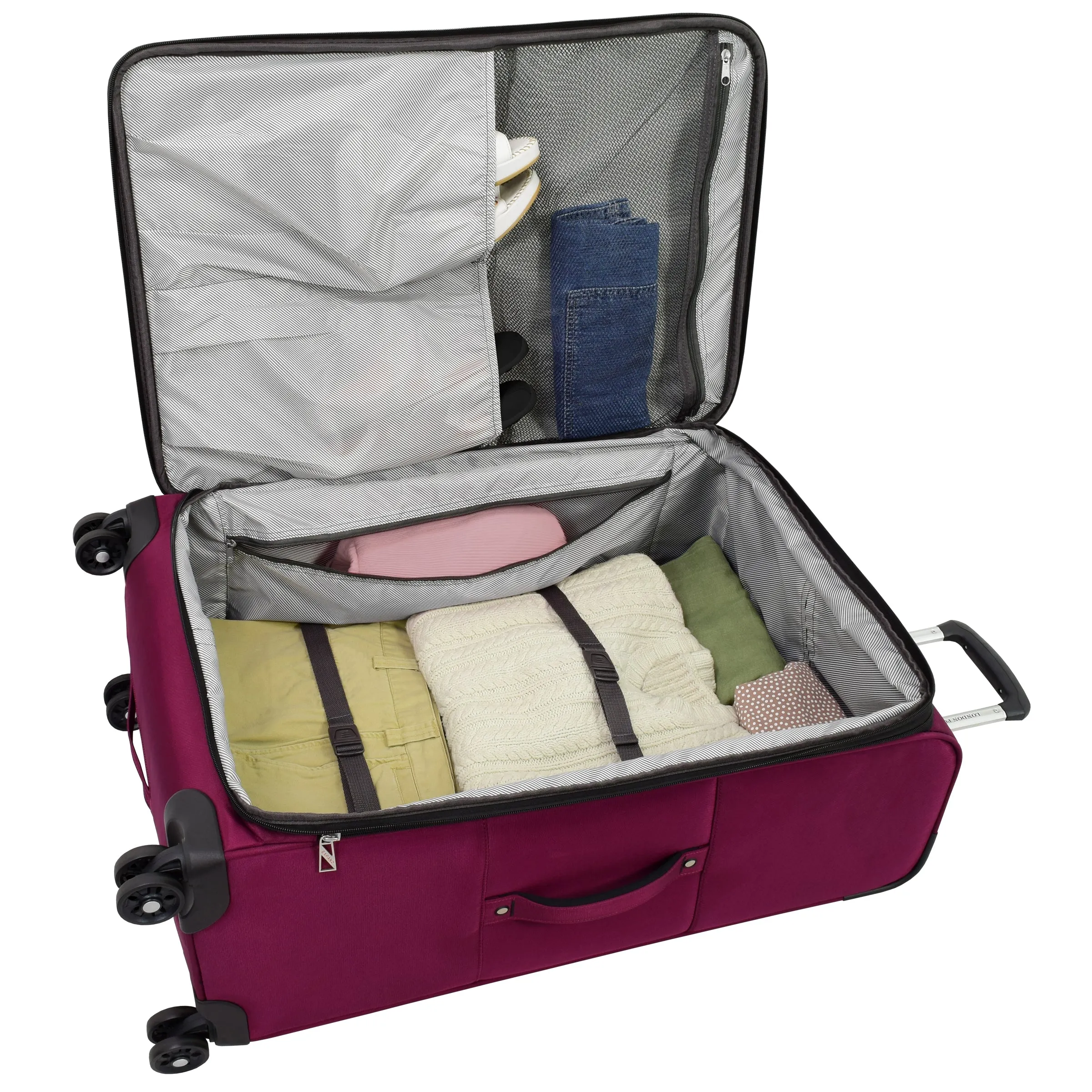 London Fog Cranford Collection 29" 4-Wheel Large Luggage