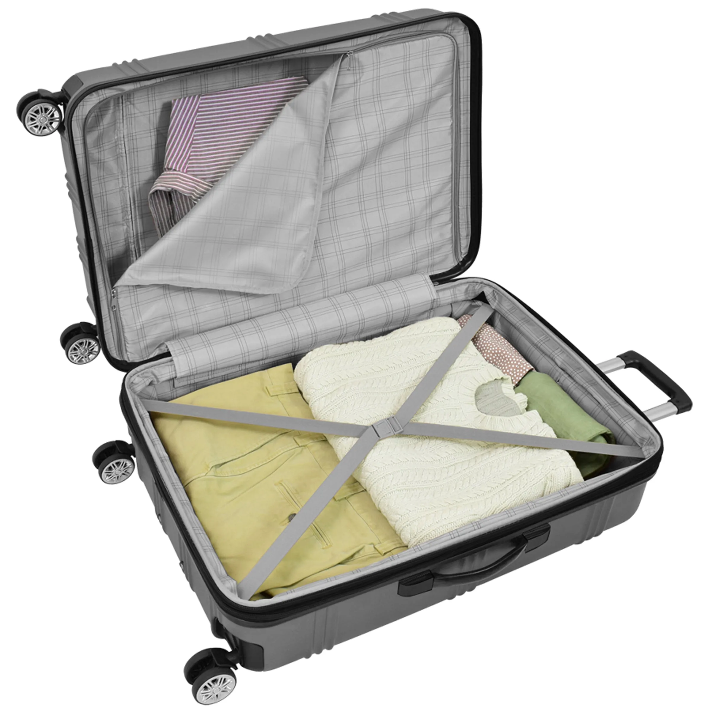 London Fog Kingsbury 25" 4-Wheel Medium Luggage