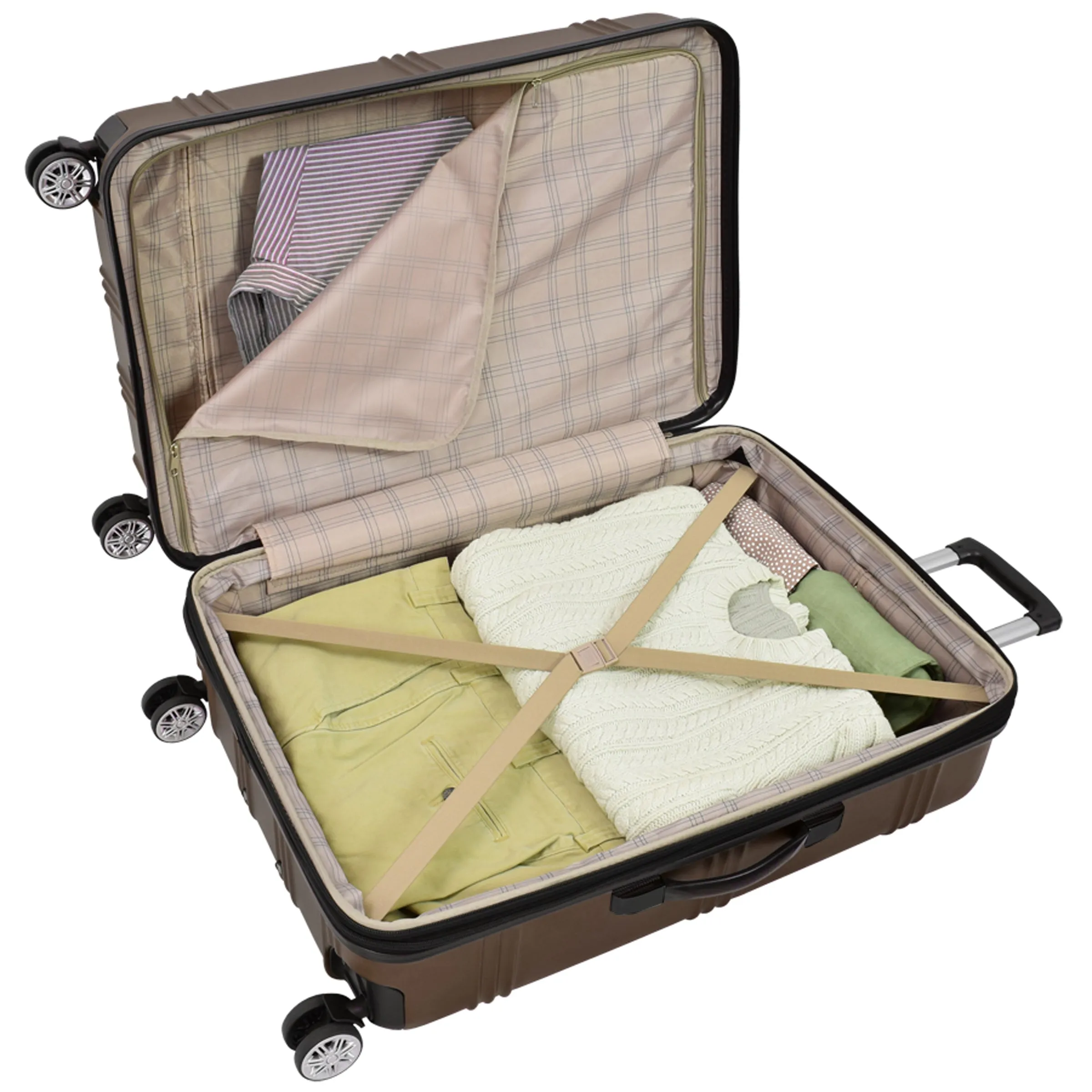 London Fog Kingsbury 25" 4-Wheel Medium Luggage