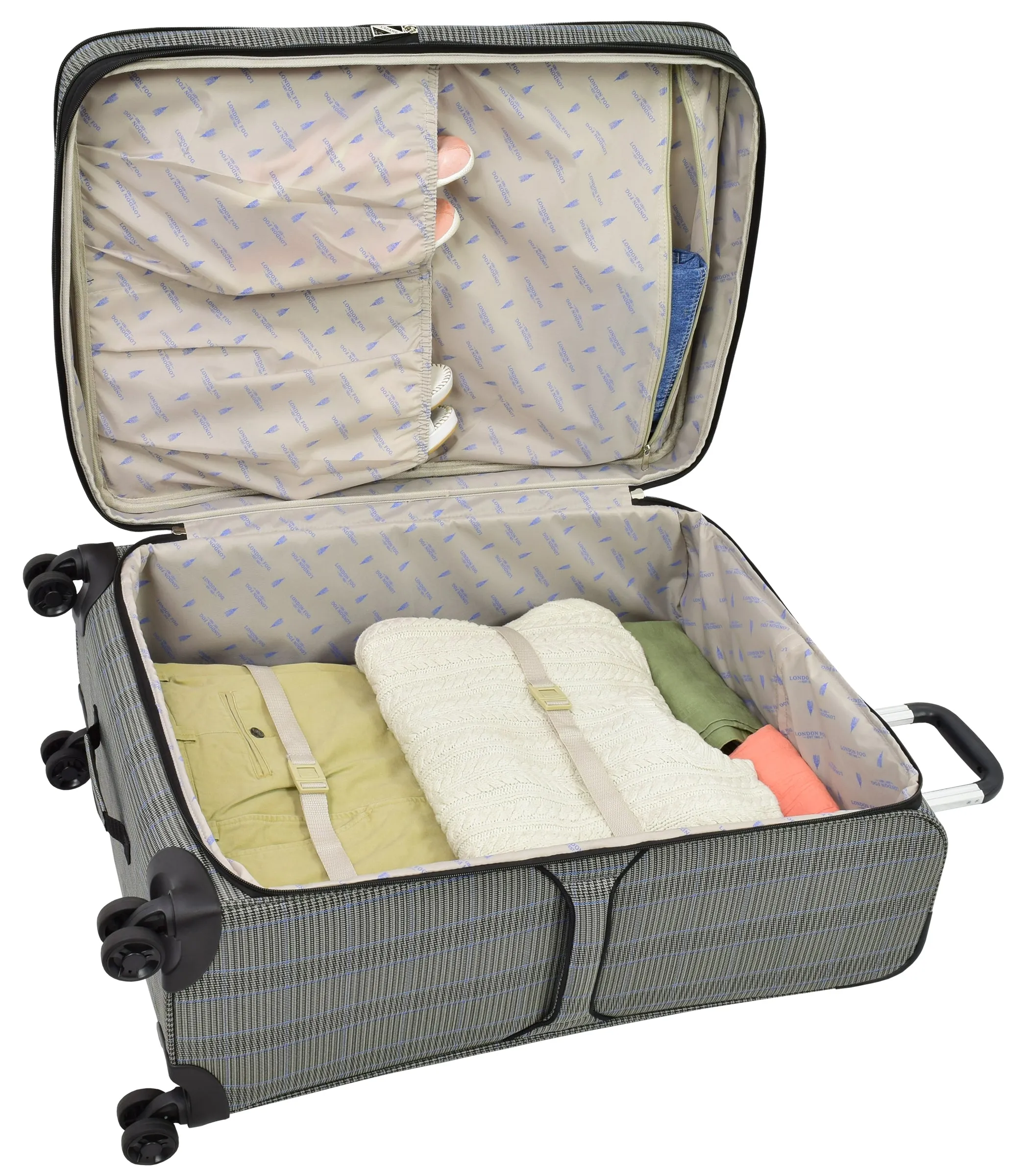 London Fog Knightsbridge II 25" 4-Wheel Medium Luggage