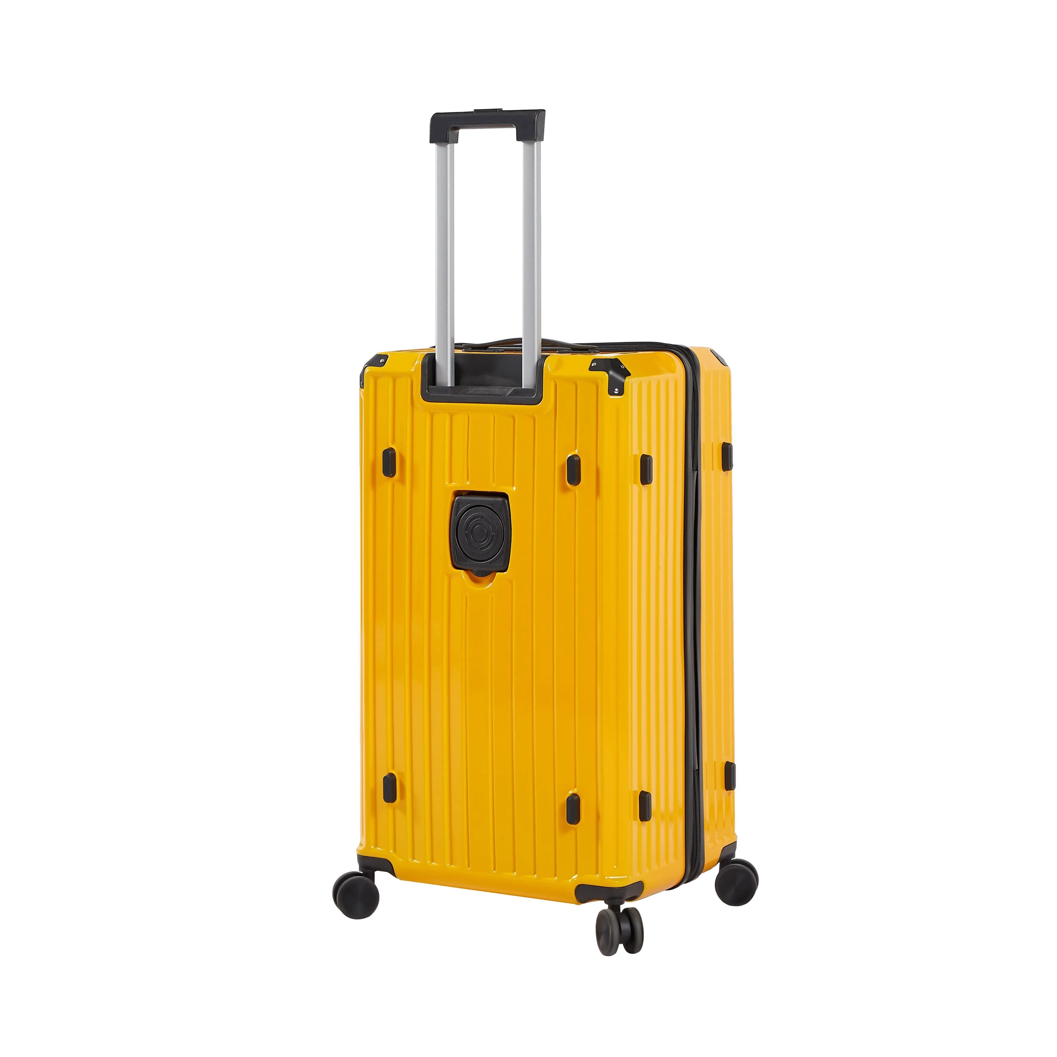 Luggage Set 4 Pcs (20"/24"/29"/Travel Bag) PC ABS Luggage with Cup Holder, 360° Silent Spinner Wheels, TSA Lock