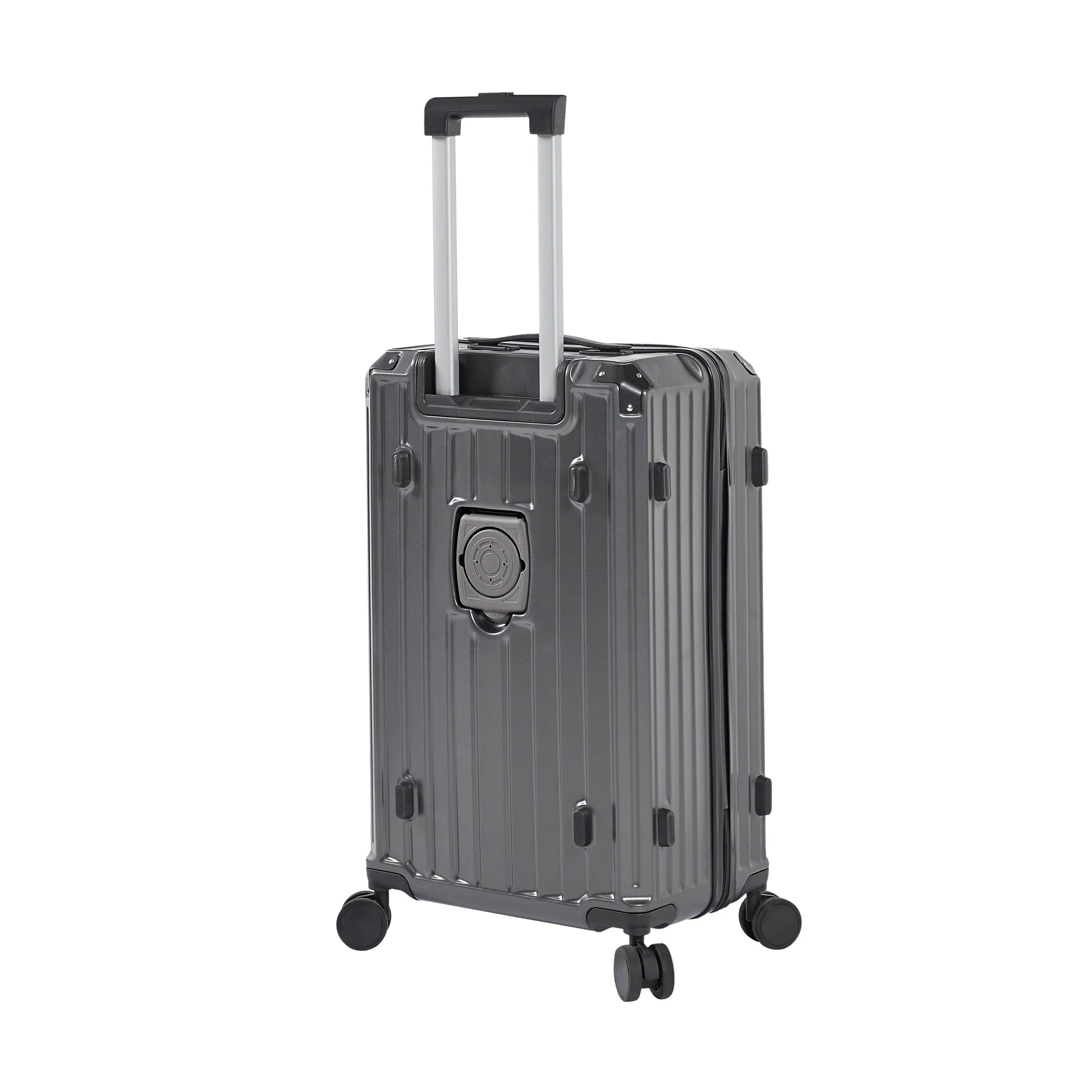 Luggage Set 4 Pcs (20"/24"/29"/Travel Bag) PC ABS Luggage with Cup Holder, 360° Silent Spinner Wheels, TSA Lock