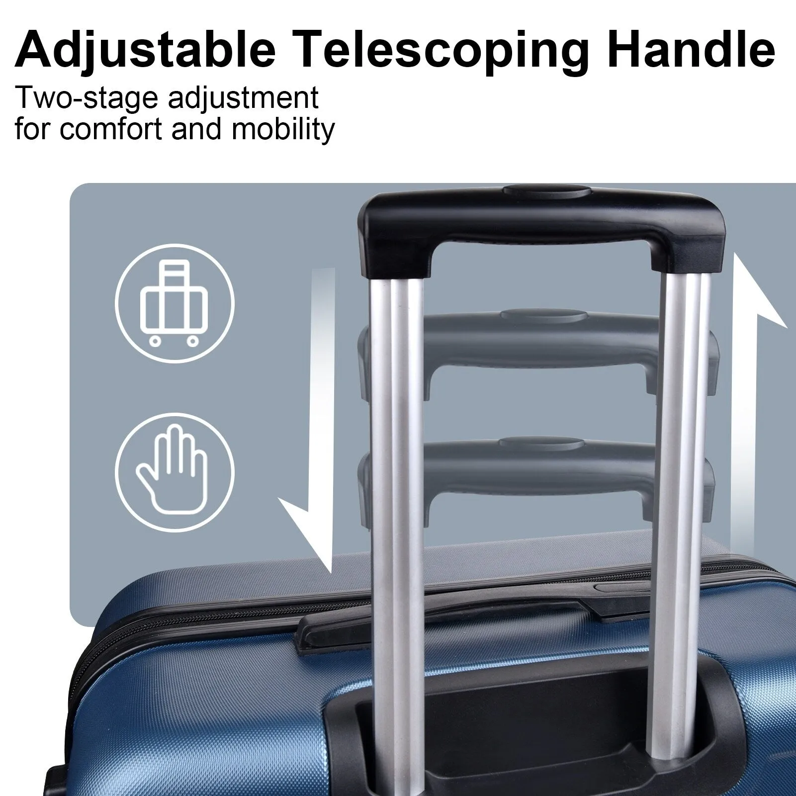 Luggage Sets 2 Piece, 20 inch 24 inch Carry on Luggage Airline Approved