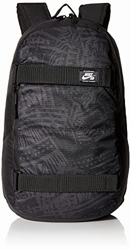 Nike Herren SB Courthouse Rucksack. Black/Black/White. One Size