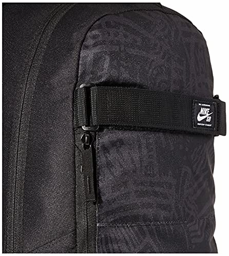 Nike Herren SB Courthouse Rucksack. Black/Black/White. One Size