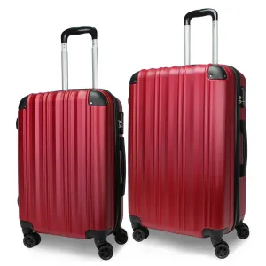 Quest 25" & 20" Hardside Lightweight Expandable Spinner Suitcase Set