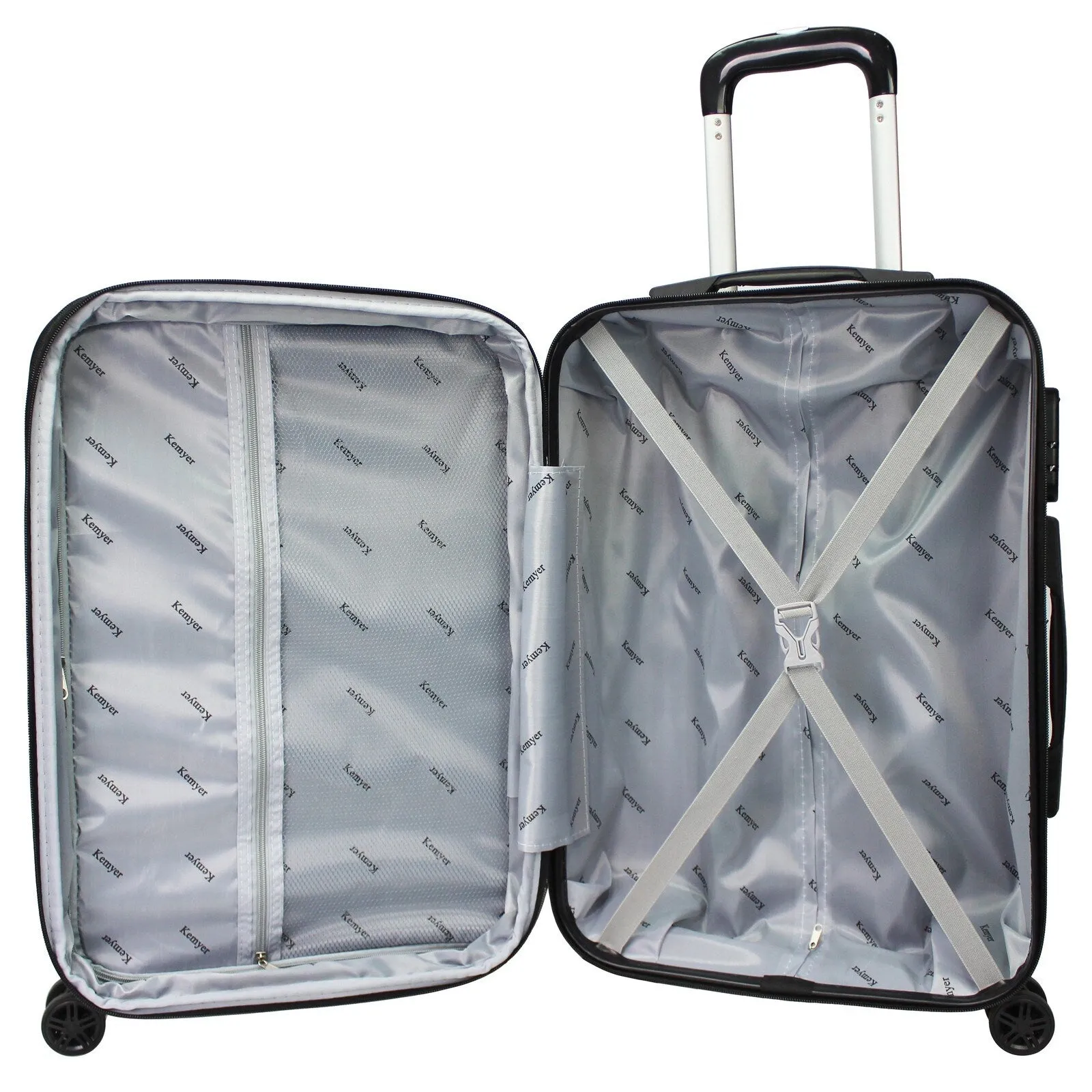 Quest 25" & 20" Hardside Lightweight Expandable Spinner Suitcase Set