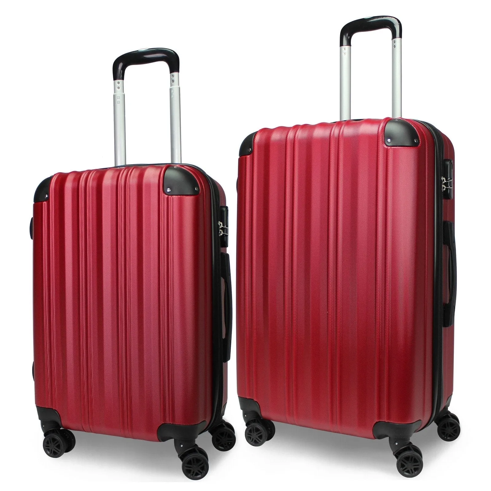 Quest 25" & 20" Hardside Lightweight Expandable Spinner Suitcase Set