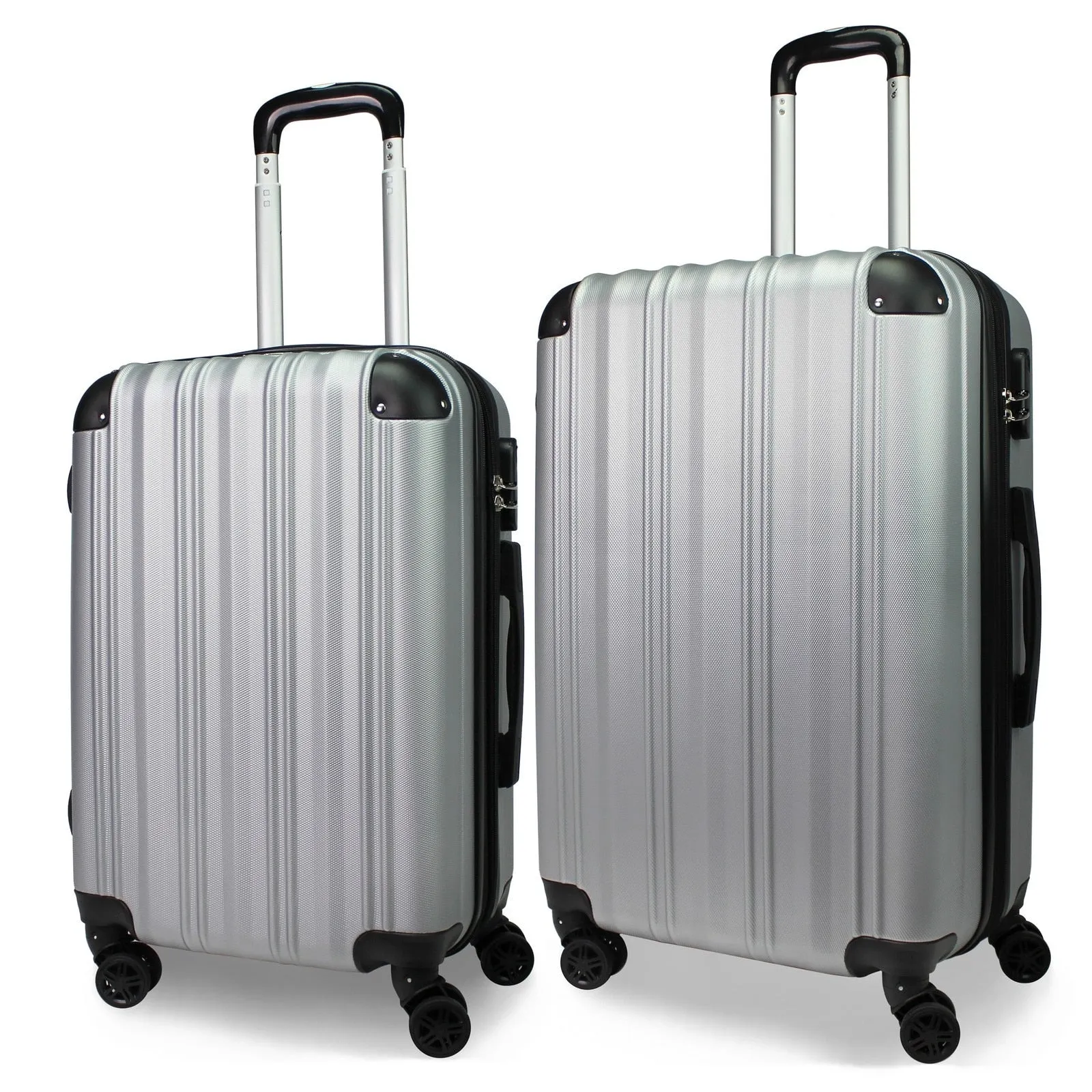 Quest 25" & 20" Hardside Lightweight Expandable Spinner Suitcase Set