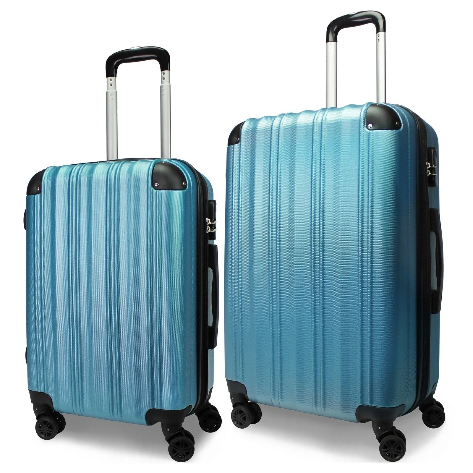 Quest 25" & 20" Hardside Lightweight Expandable Spinner Suitcase Set