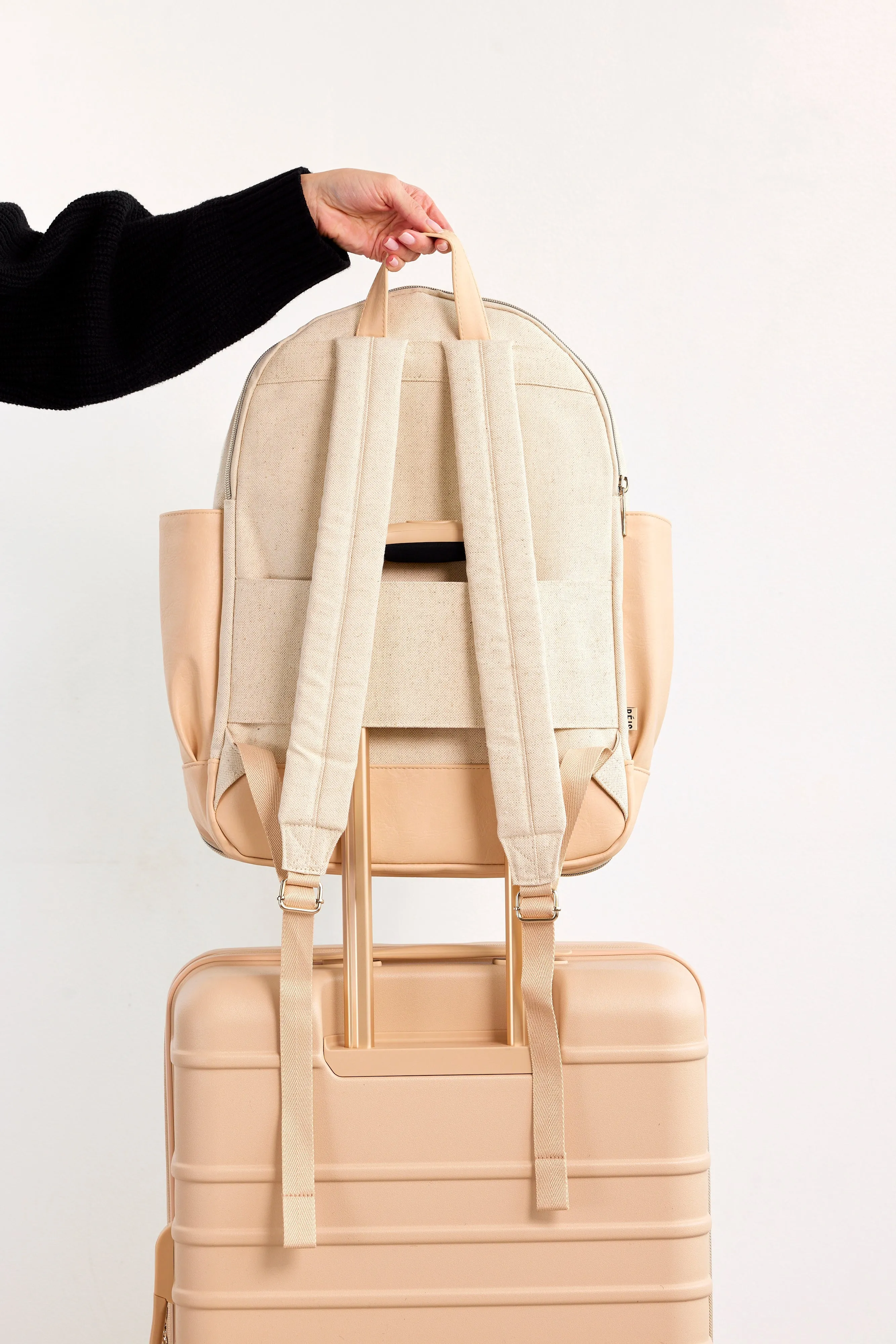 Resale The Travel Backpack in Beige