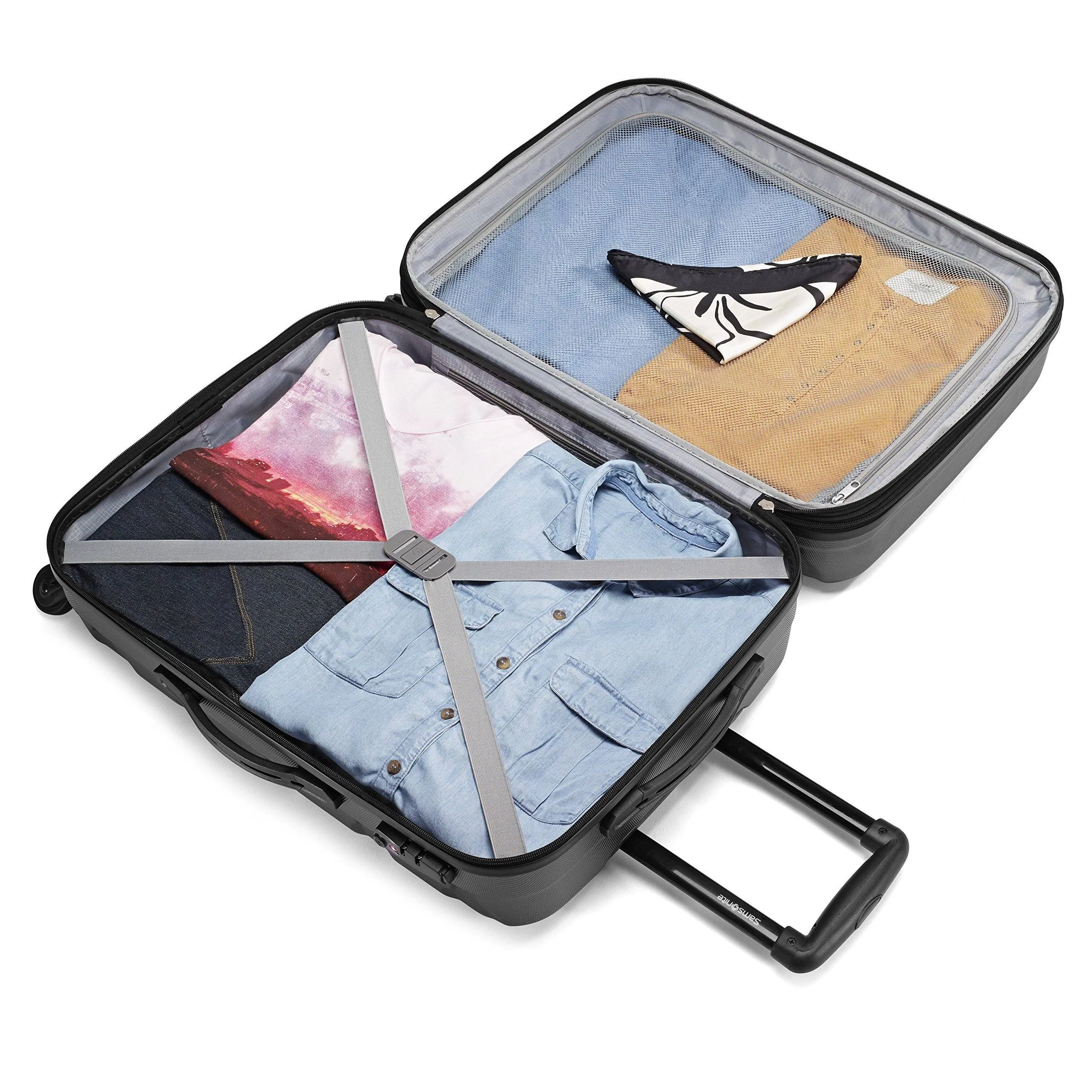 Samsonite Omni PC 2 Piece Set (20"/24") Hardshell 4-Wheel Luggage Sets