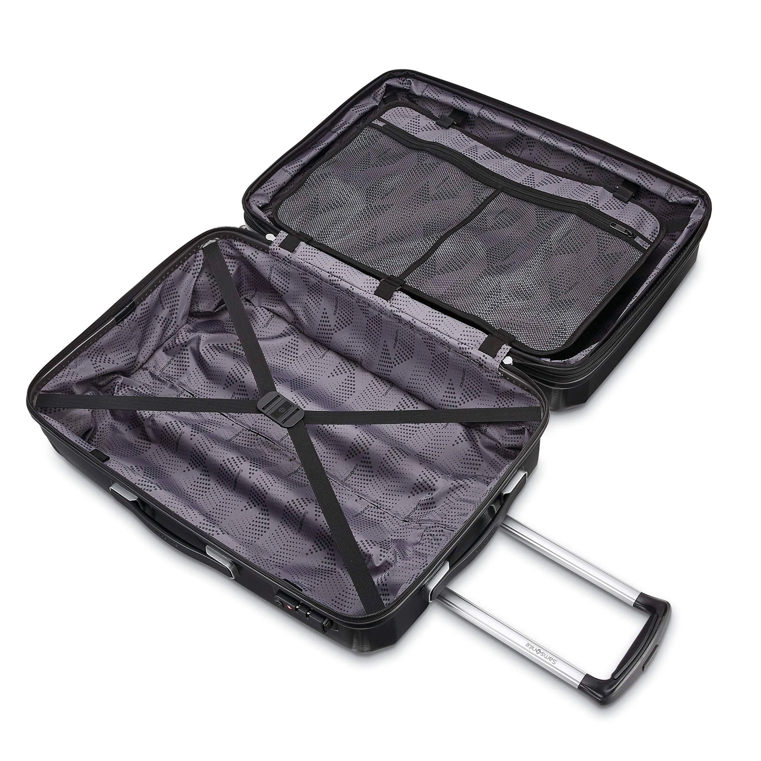 Samsonite Winfield 3 DLX 3 Piece Set (20"/24"/28") 4-Wheel Luggage Sets - Scratch-Resistant Polycarbonate Shell, TSA Lock, Effortless Wheels