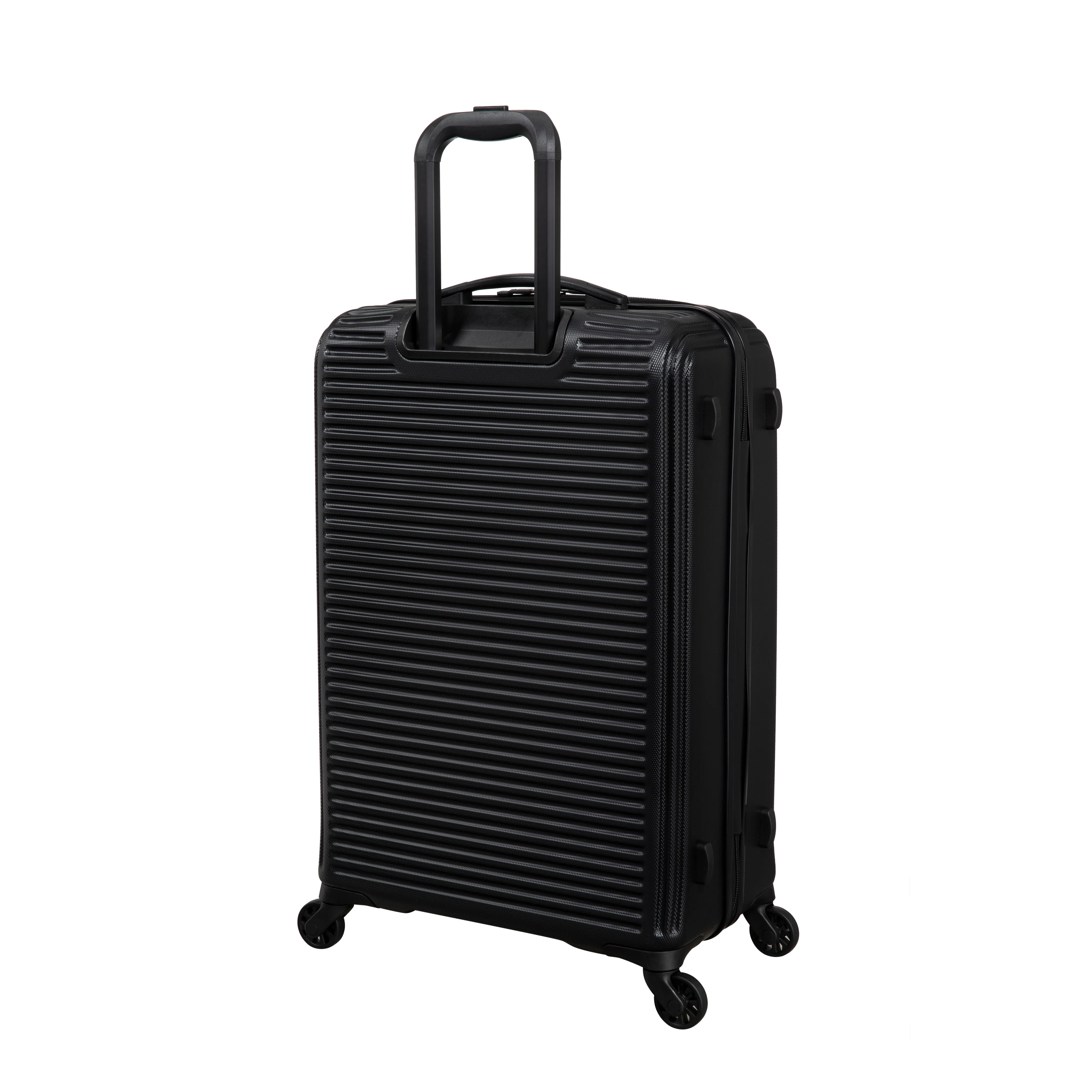 Shutter 27" Hardside Checked 4 Wheel Spinner (Black)
