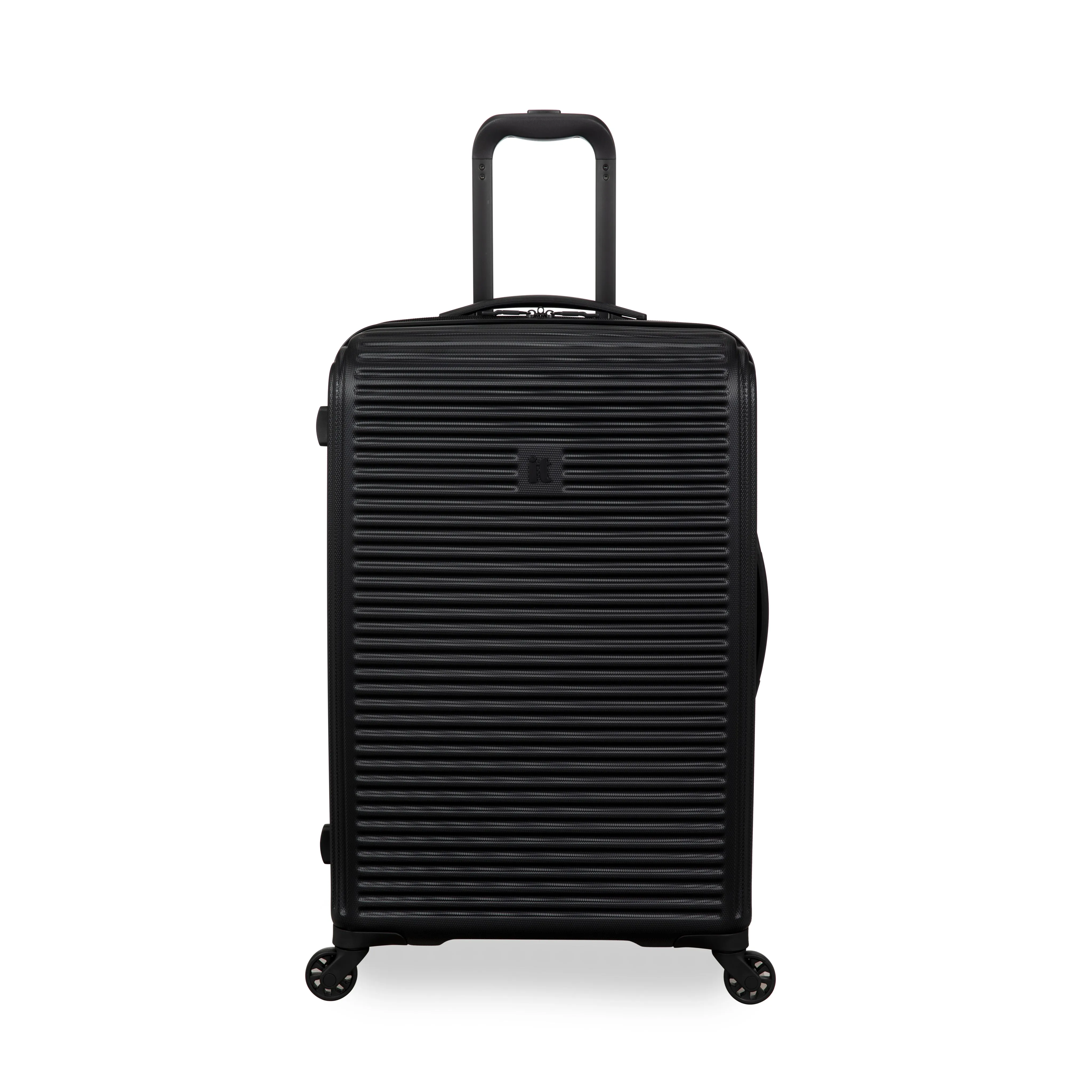 Shutter 27" Hardside Checked 4 Wheel Spinner (Black)