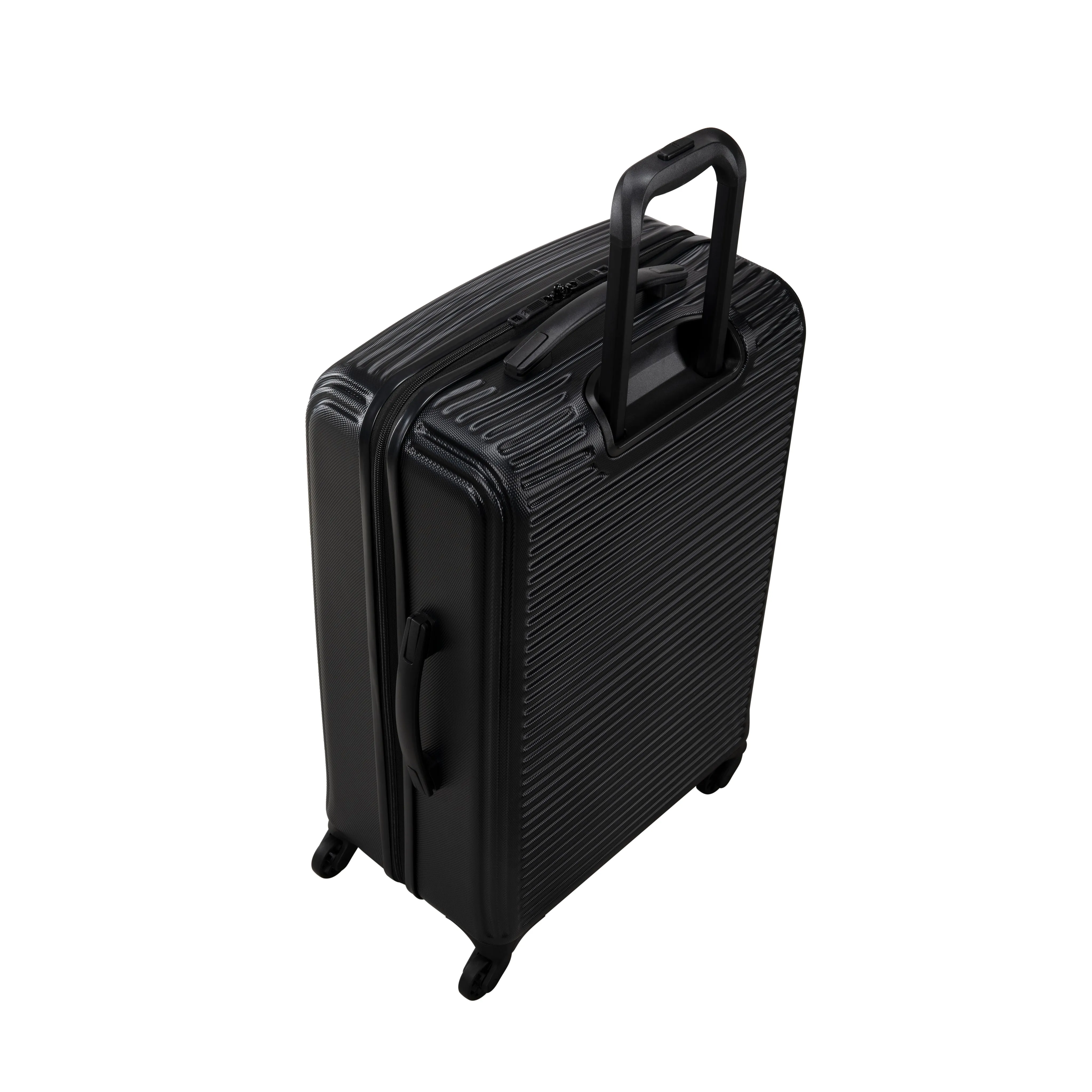 Shutter 27" Hardside Checked 4 Wheel Spinner (Black)