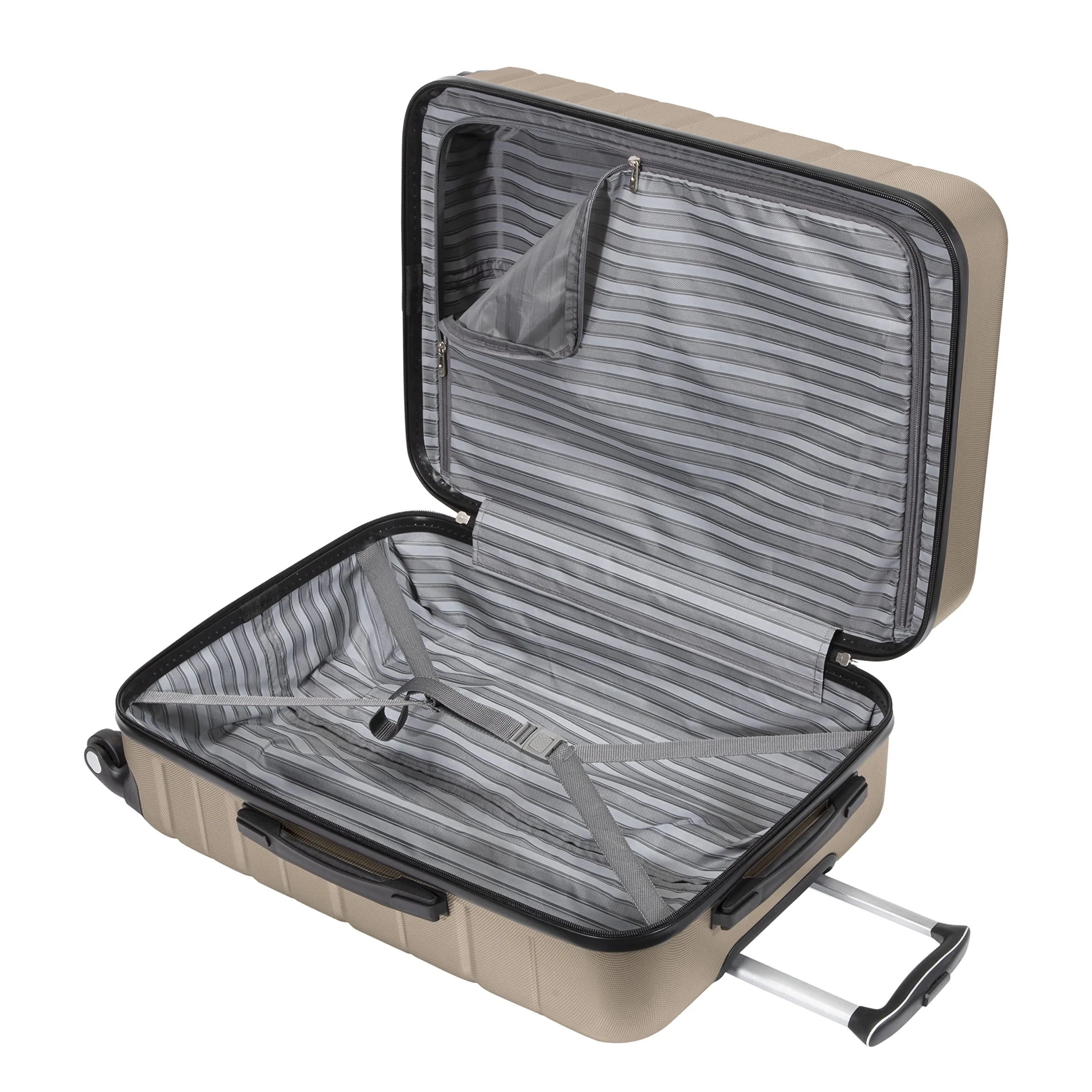 Skyway Epic 2.0 Hardside Lightweight Expandable ABS Shell Spinner Luggage, 24" Medium Check In
