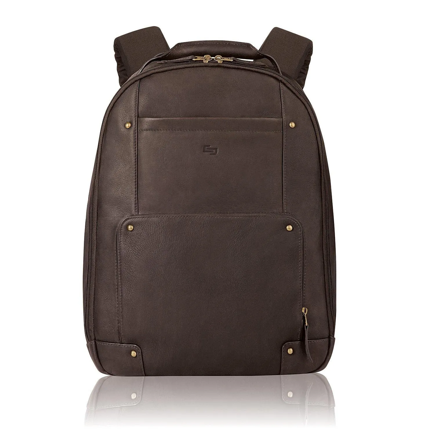 Solo Vintage Colombian Leather Laptop Backpack