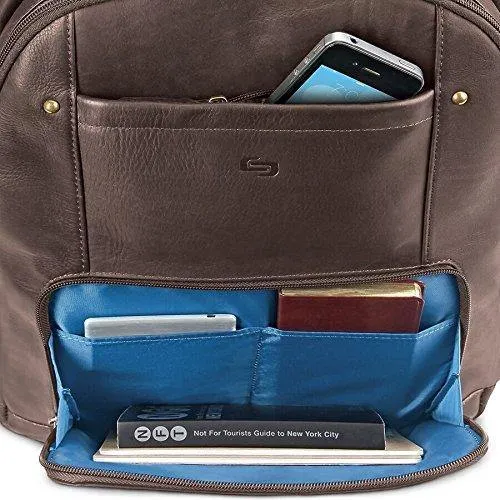 Solo Vintage Colombian Leather Laptop Backpack
