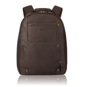 Solo Vintage Colombian Leather Laptop Backpack